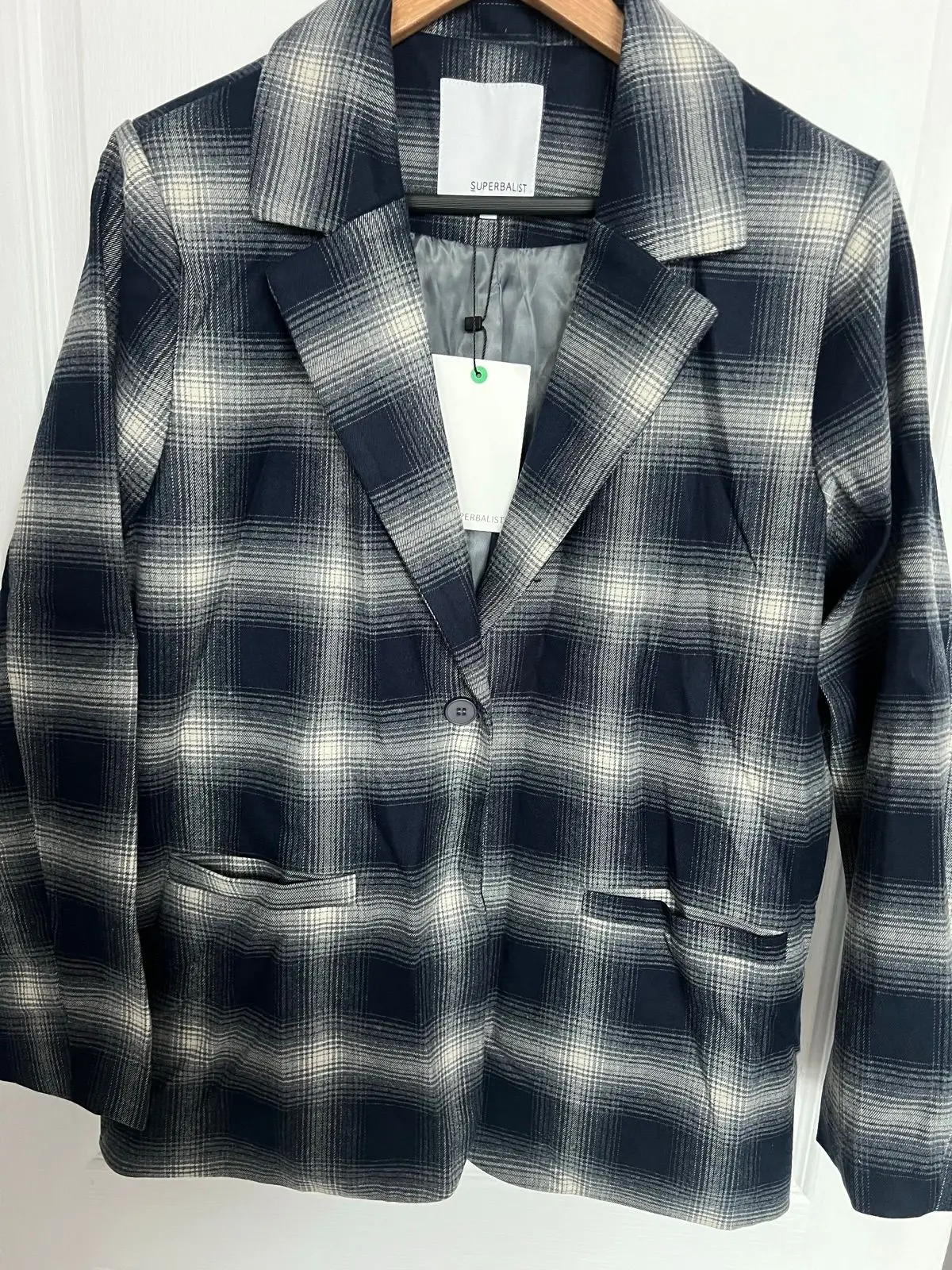 Superbalist Plaid Blazer Jacket
