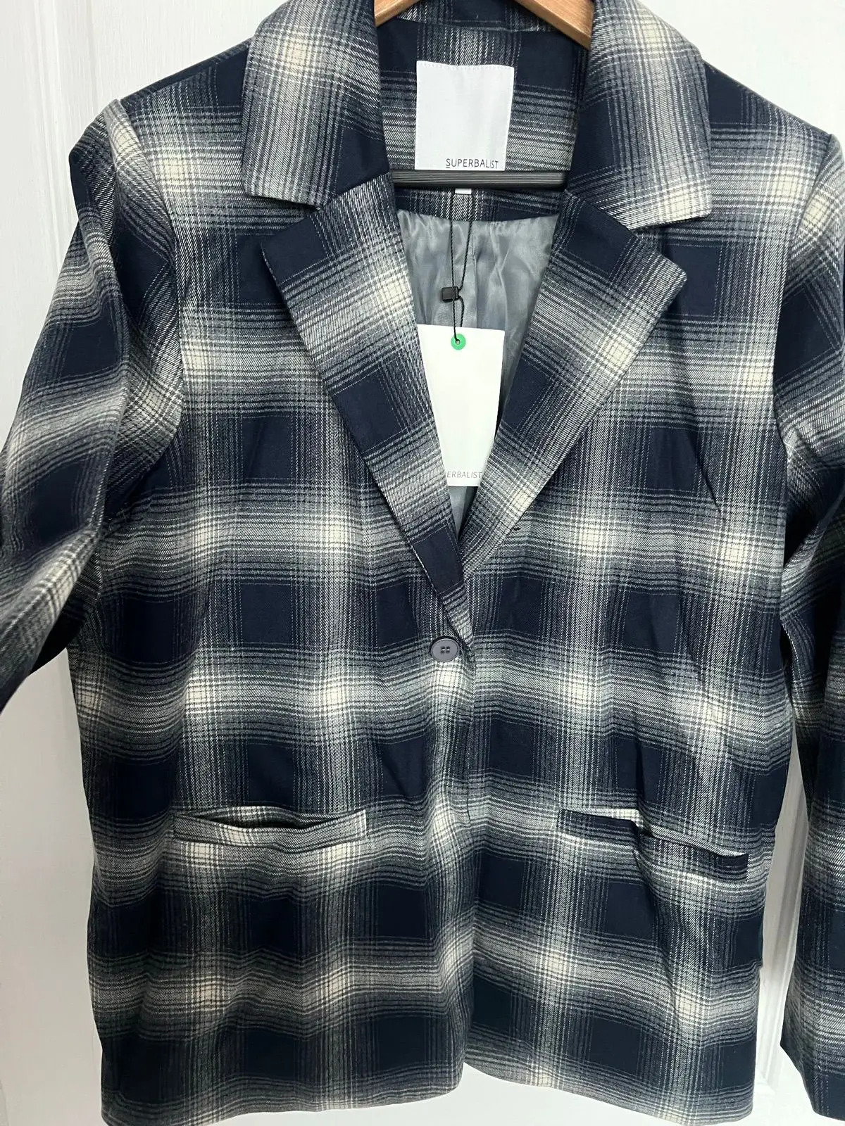 Superbalist Plaid Blazer Jacket
