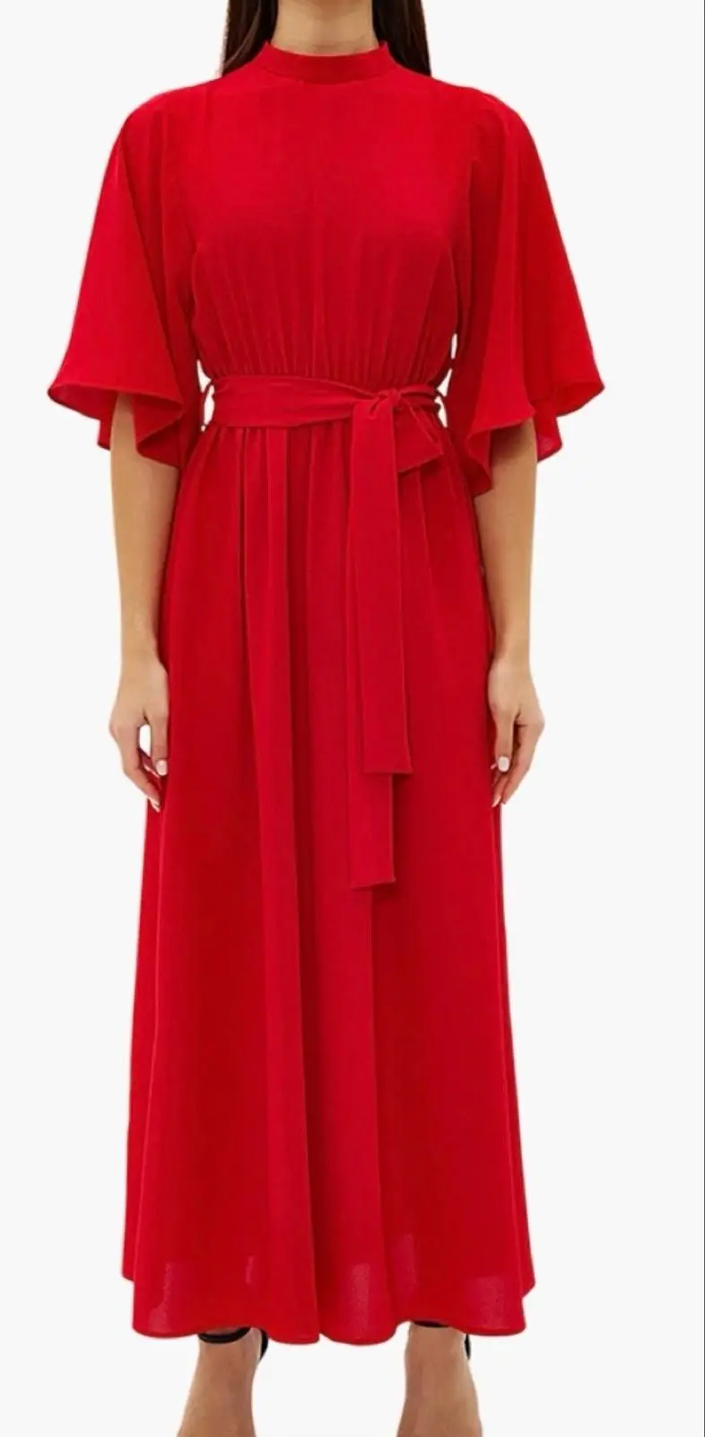 Trendyol Red Dress With Belt