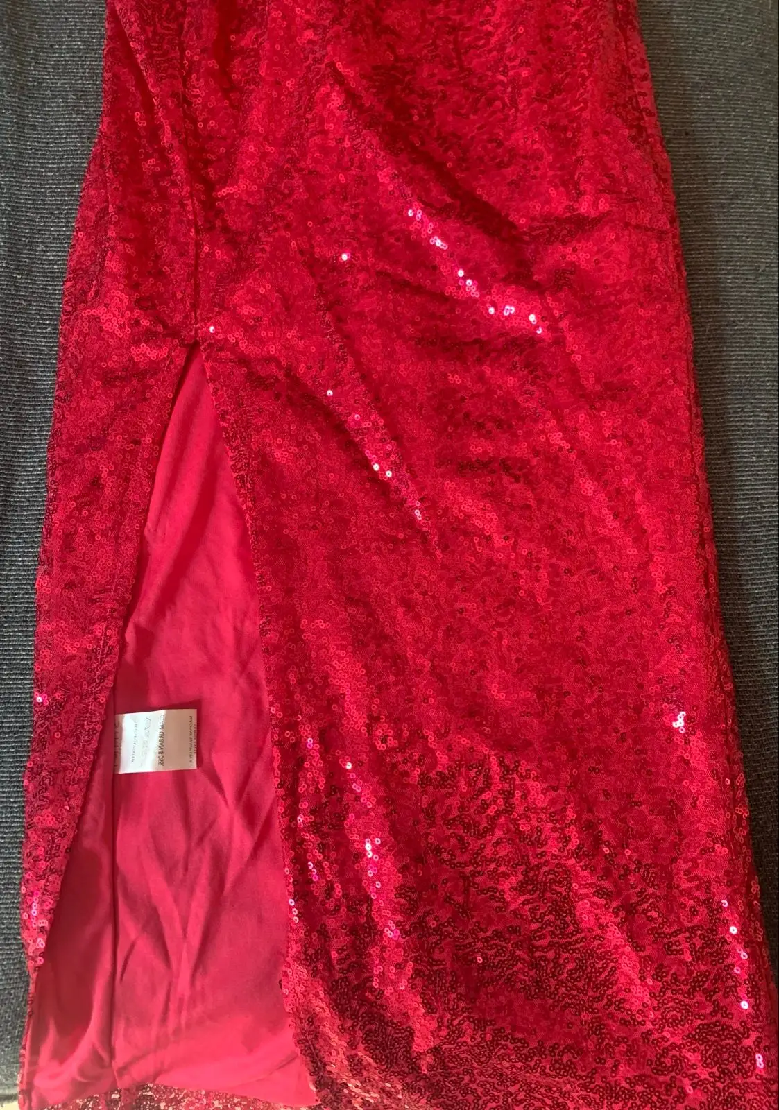 Simmi London Red Sequin Dress
