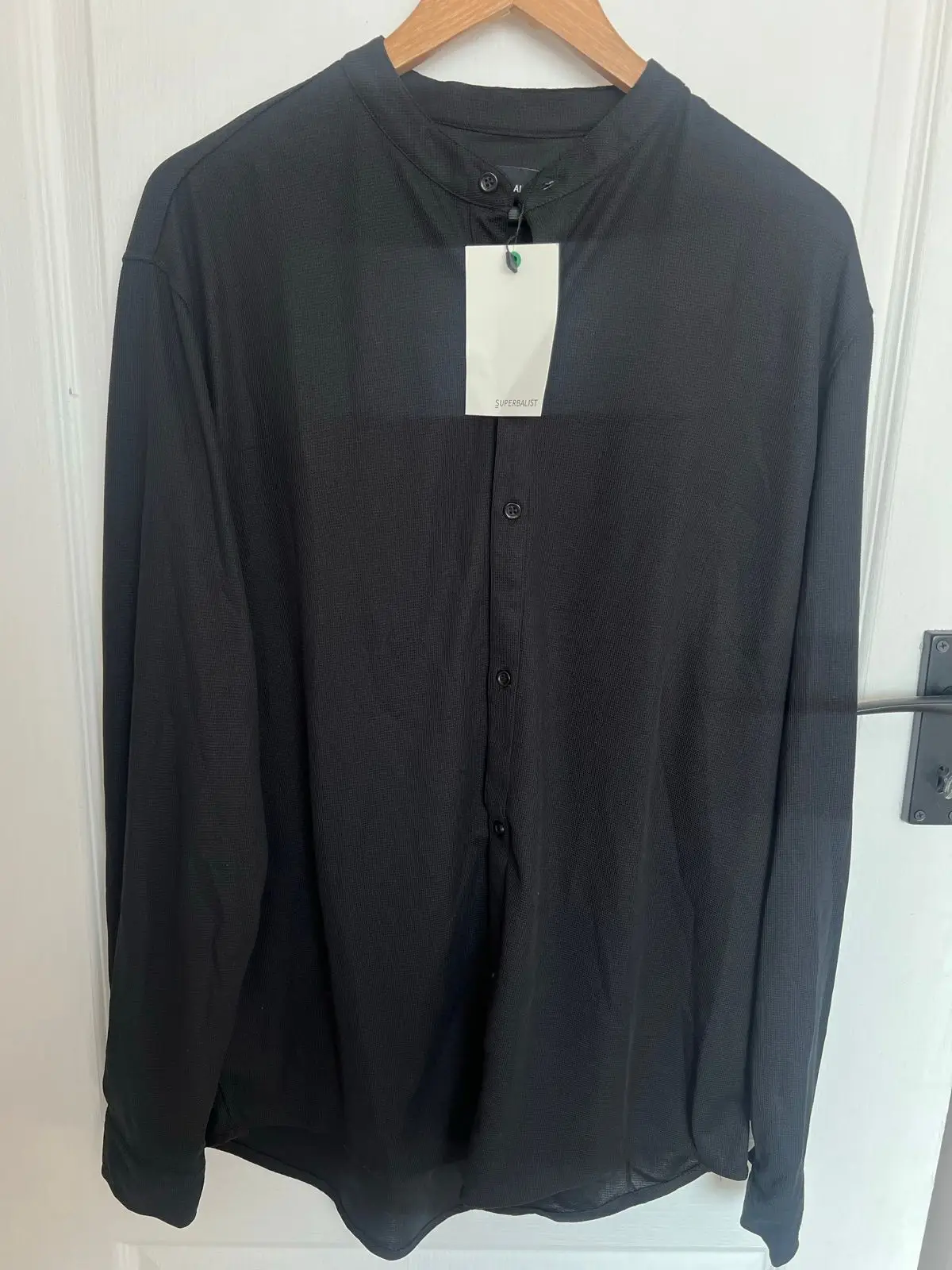 Superbalist Black Long Sleeve Button-Up Shirt