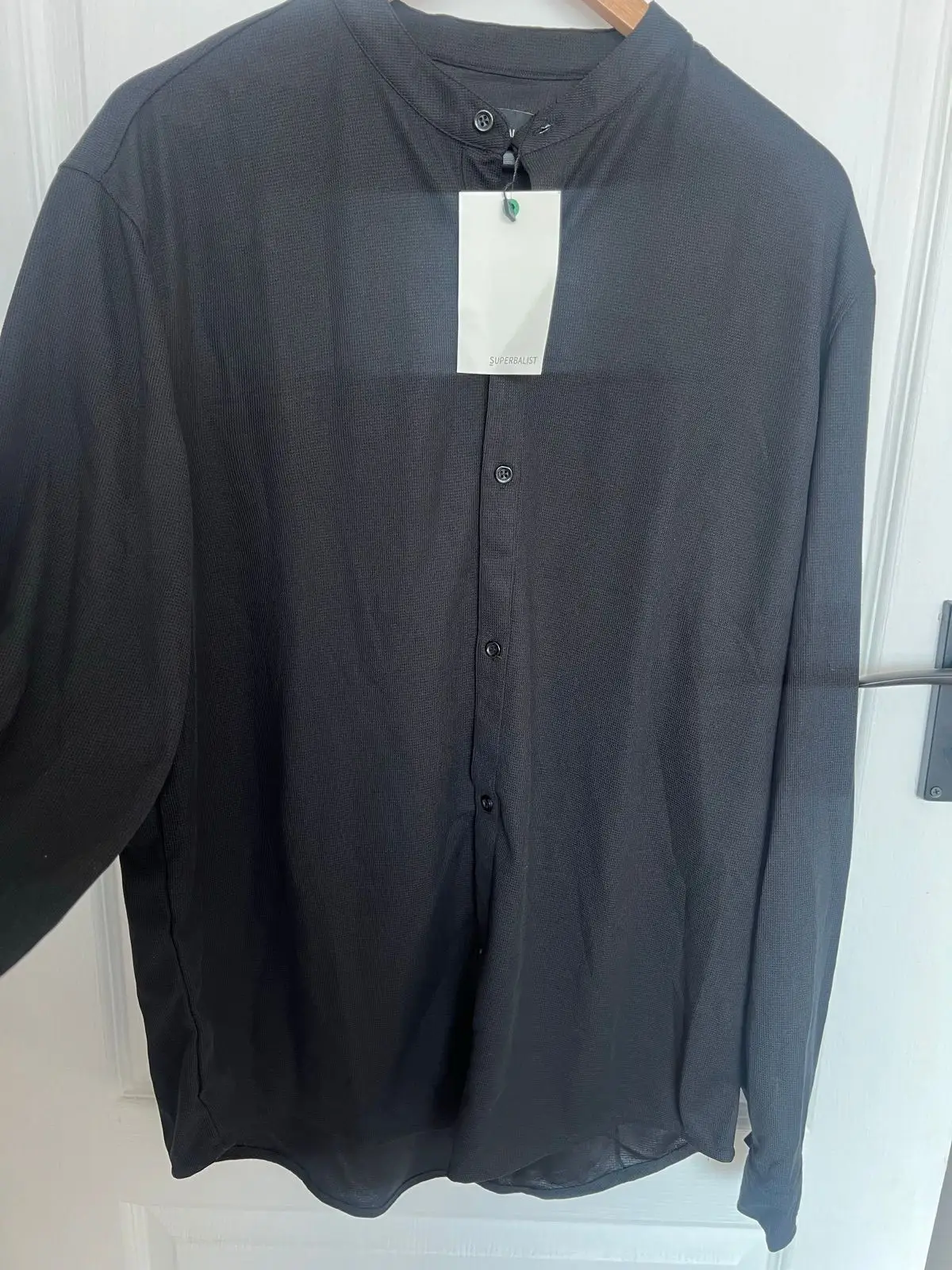 Superbalist Black Long Sleeve Button-Up Shirt