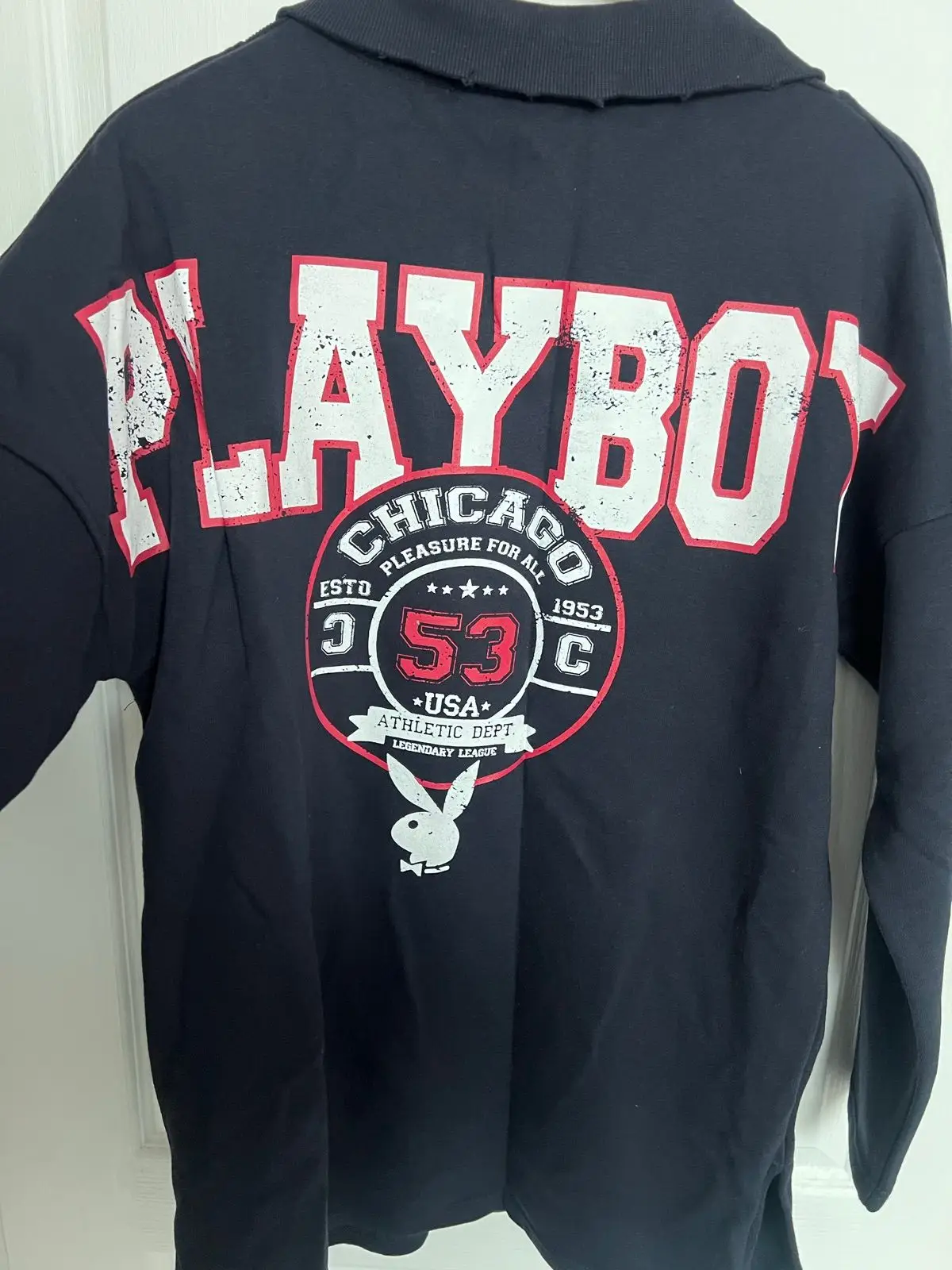 Playboy x Missguided Quarter Zip Sweatshirt