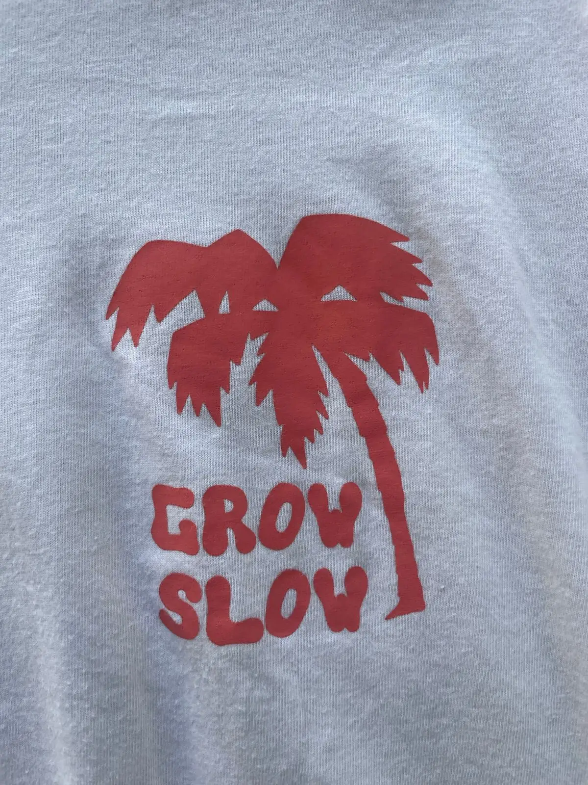 Billabong White Grow Slow T-Shirt Small