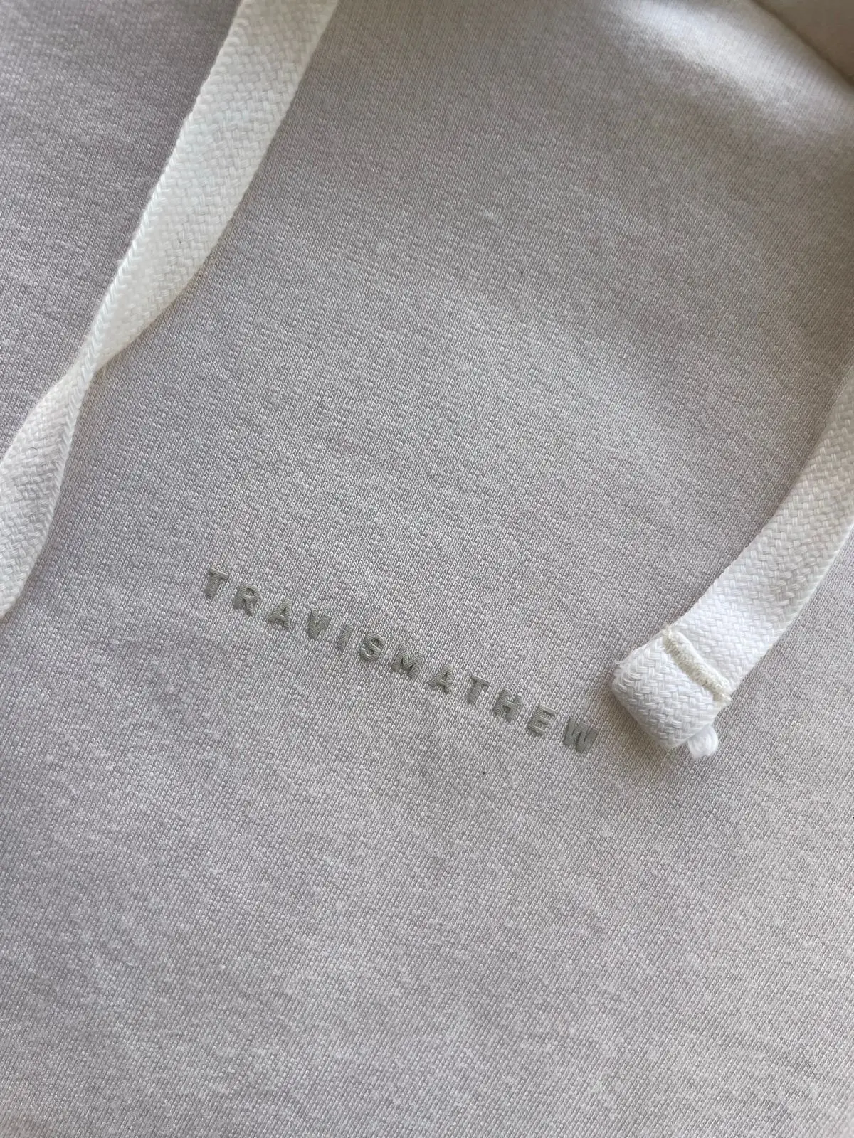 TravisMathew Cream Hoodie Size S
