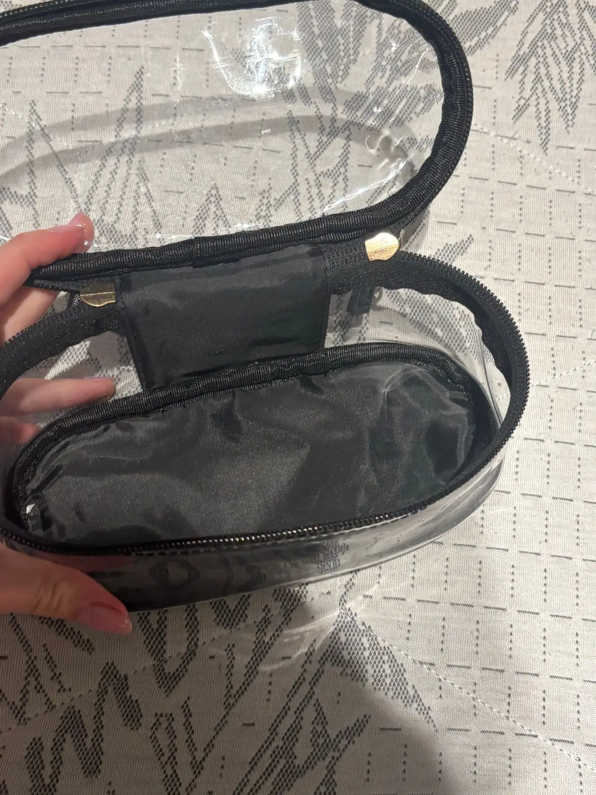 W Beauty Clear Cosmetic Bag