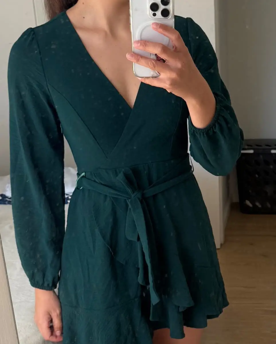Miss Friday Emerald Green Cocktail Dress