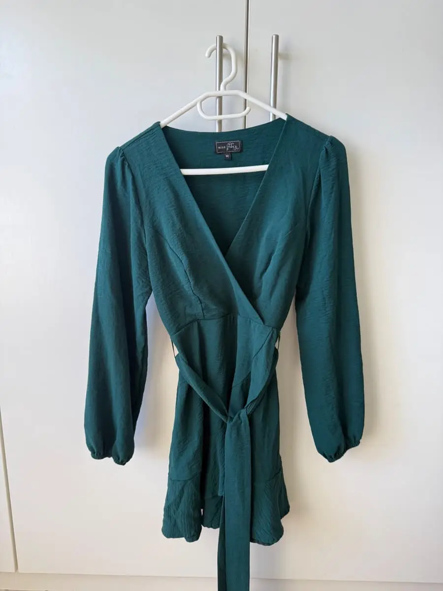 Miss Friday Emerald Green Cocktail Dress