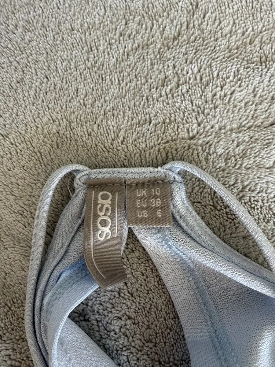 ASOS Pastel Blue Wedding Guest Dress