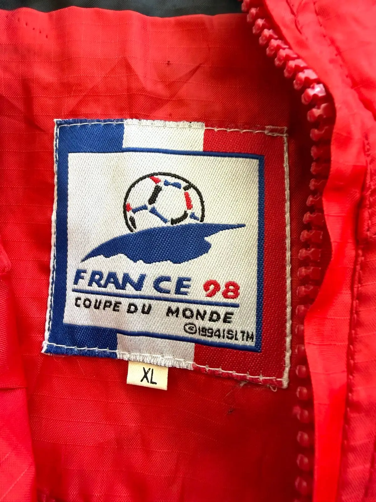 Vintage France 98 World Cup Windbreaker Jacket