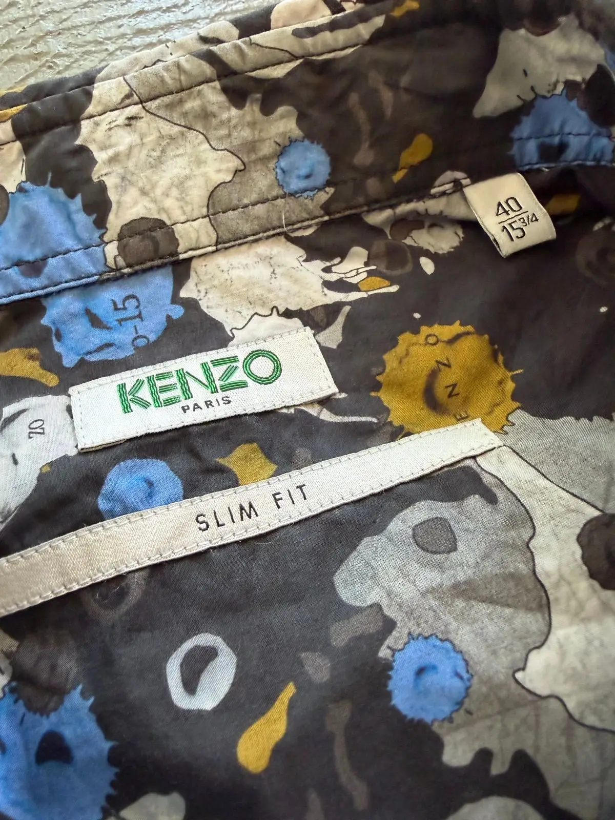 Kenzo Paris Moon Map Long Sleeve Shirt