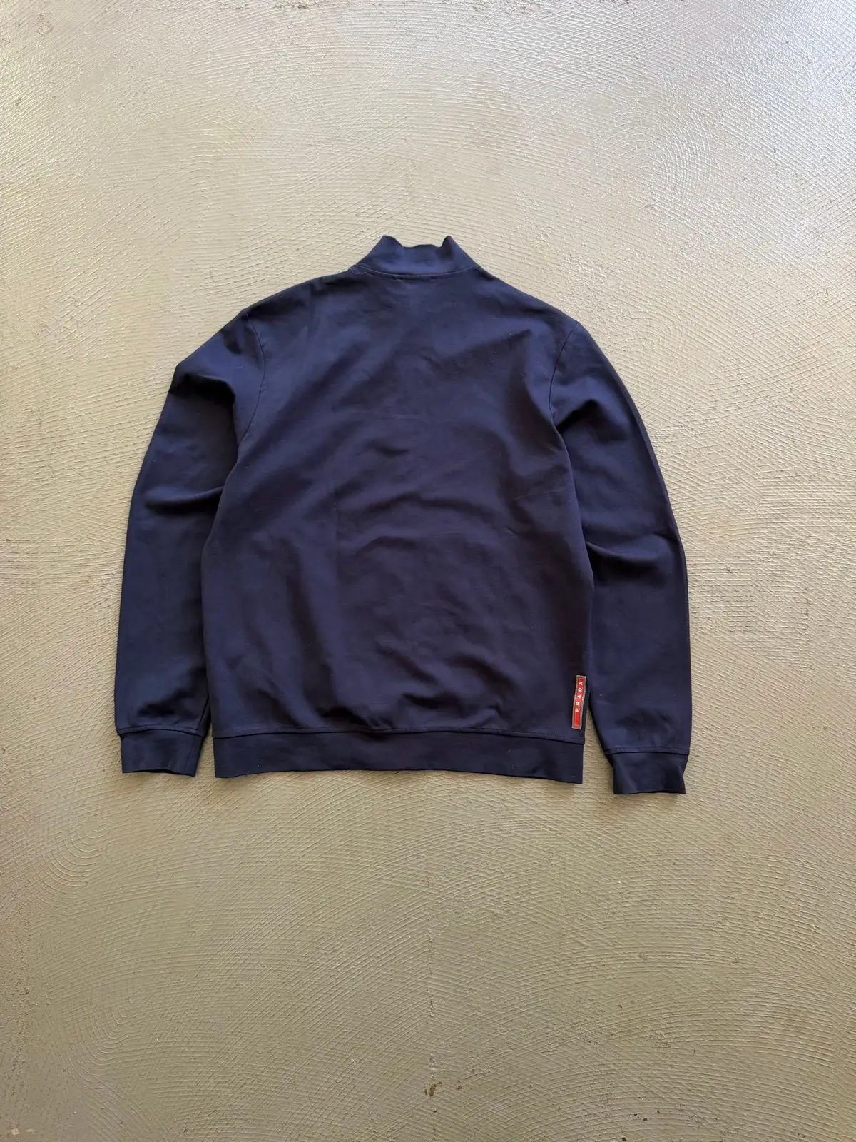 Prada Vintage Zip Up Jacket Navy