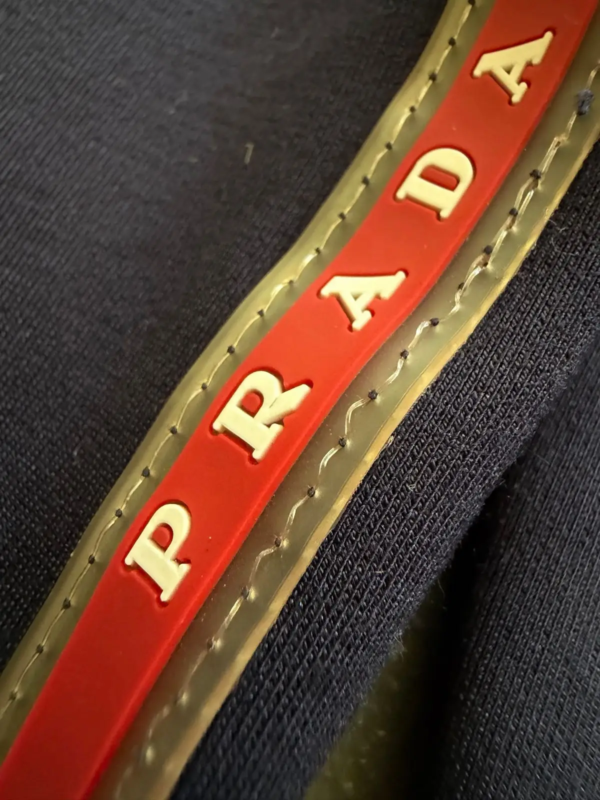Prada Vintage Zip Up Jacket Navy
