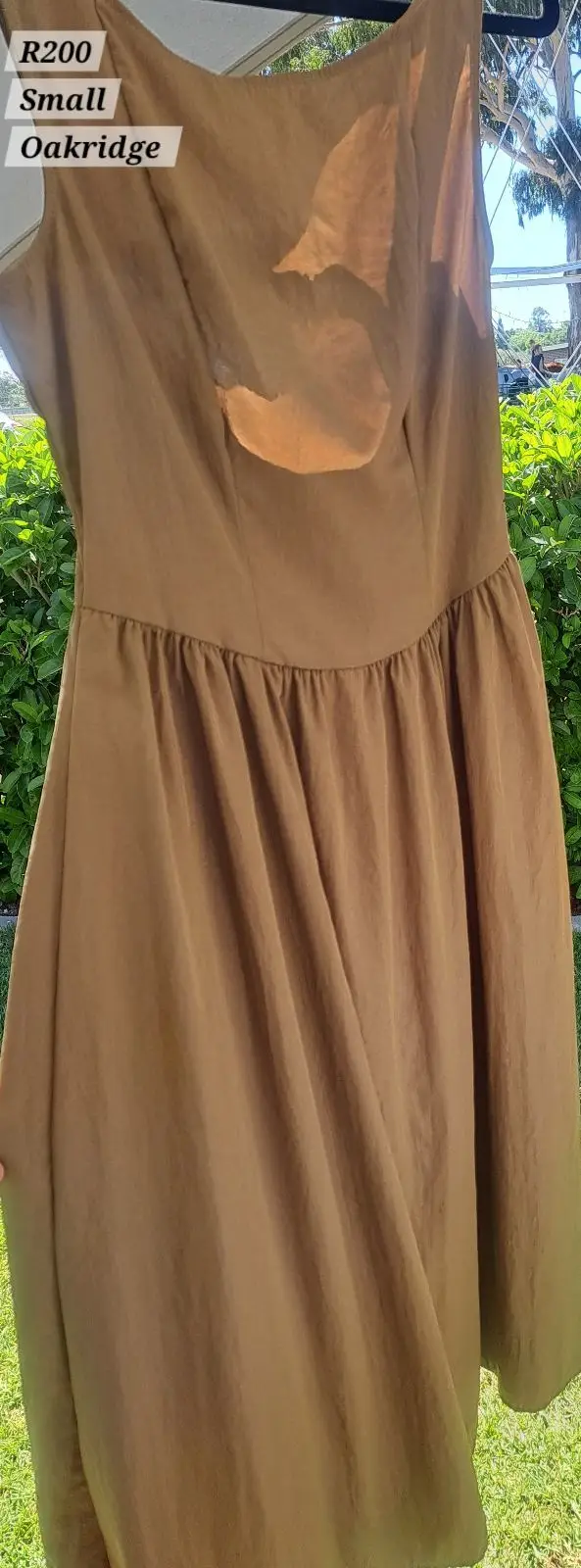 Oakridge Brown Sleeveless Dress