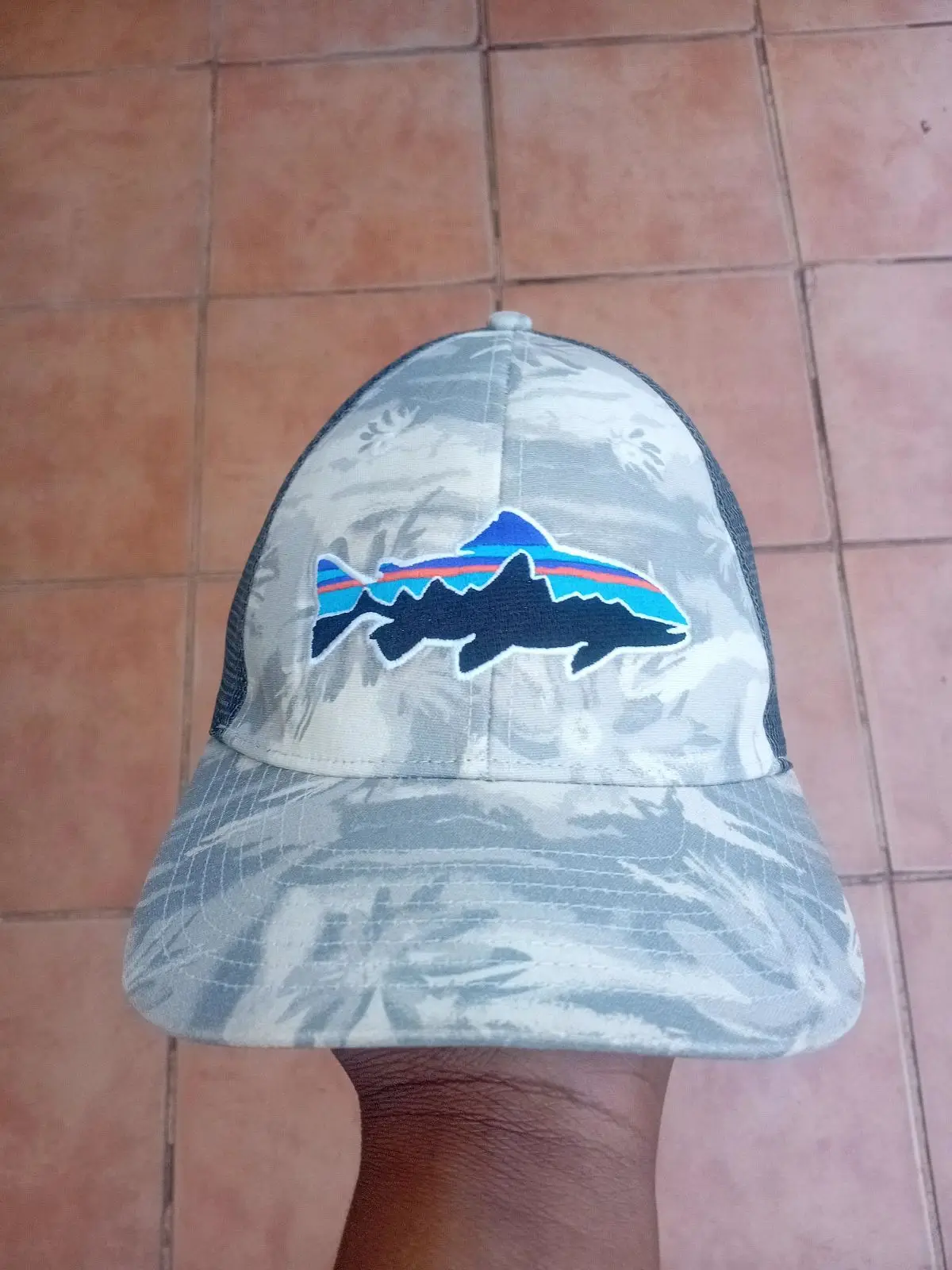 Patagonia Trout Logo Trucker Cap