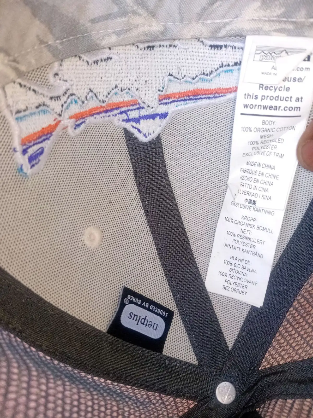 Patagonia Trout Logo Trucker Cap
