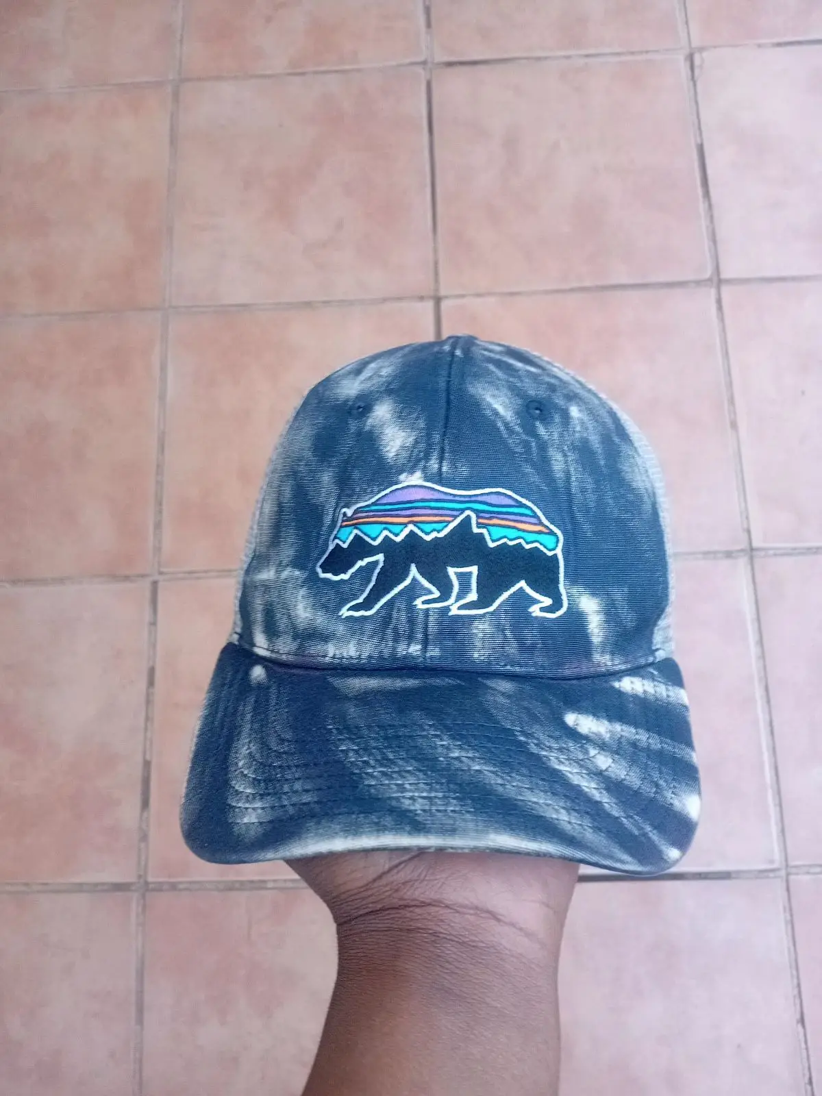 Patagonia Tie-Dye Bear Patch Cap