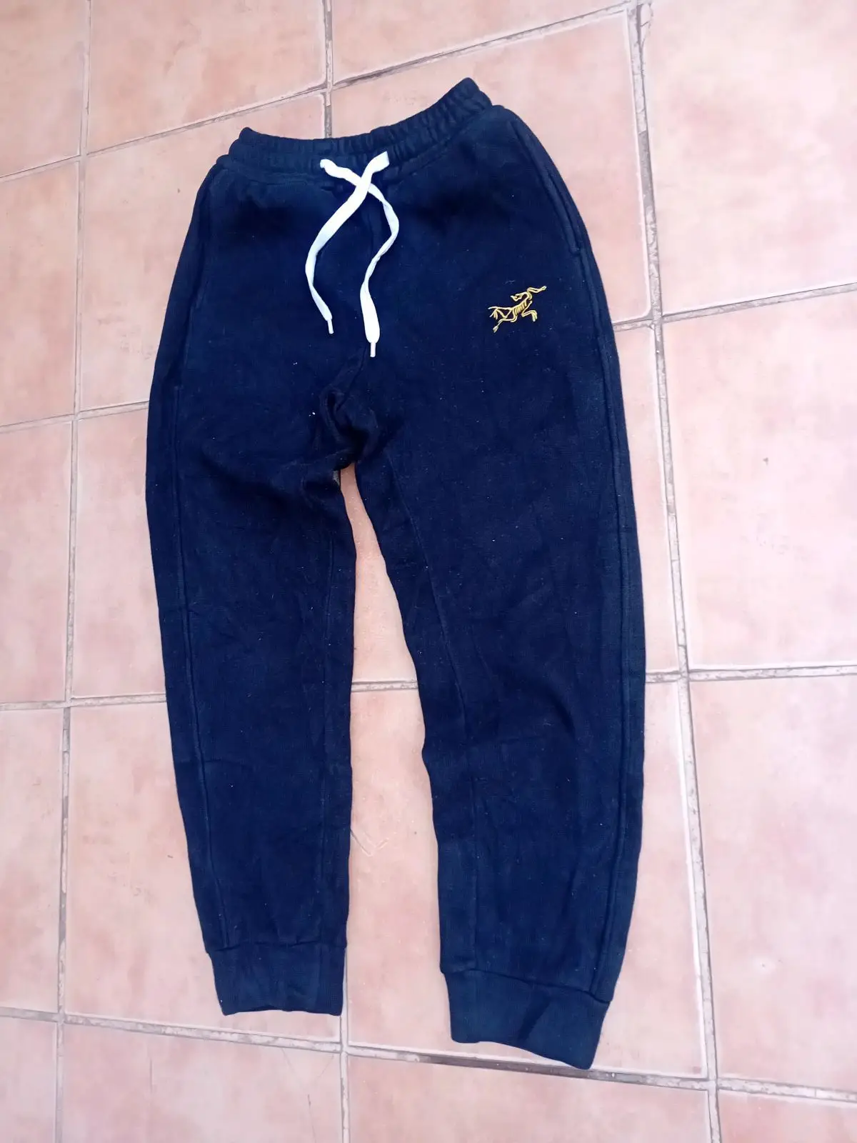 Arc'teryx Black Sweatpants with White Drawstring Size S