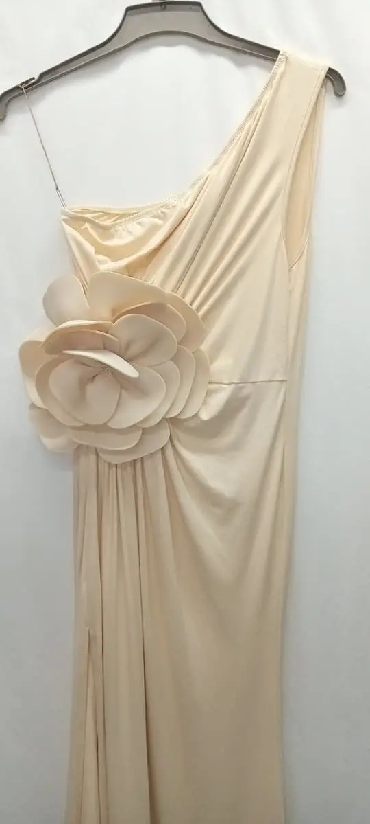 Shein women's one-shoulder maxi evening dress