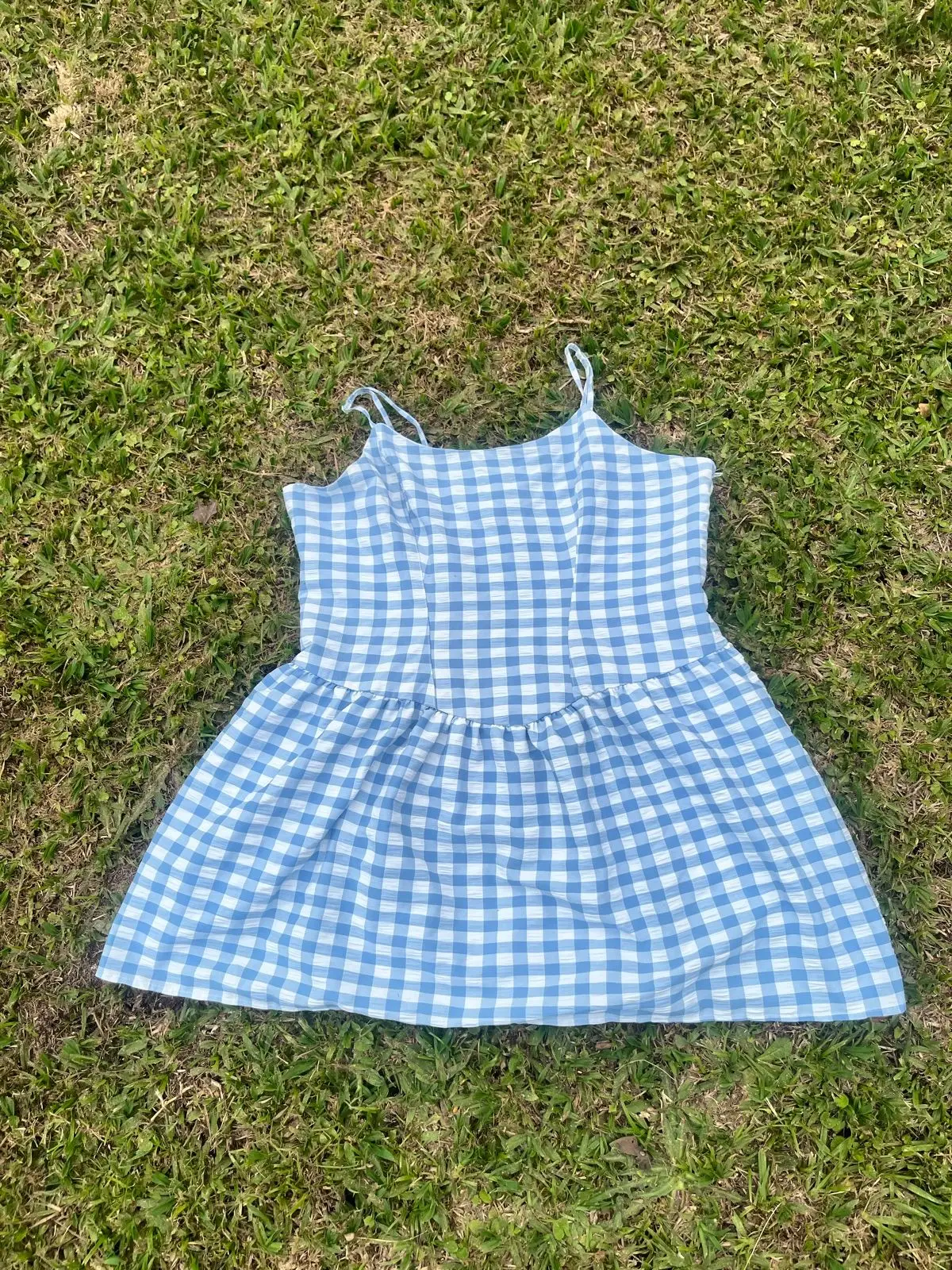 Mr Price Blue Gingham Cami Top XL