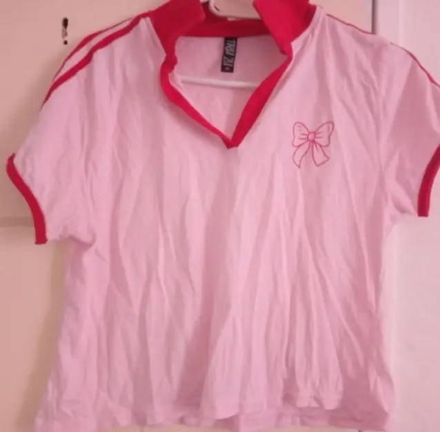 Tru Zulu Pink Top with Bow Detail