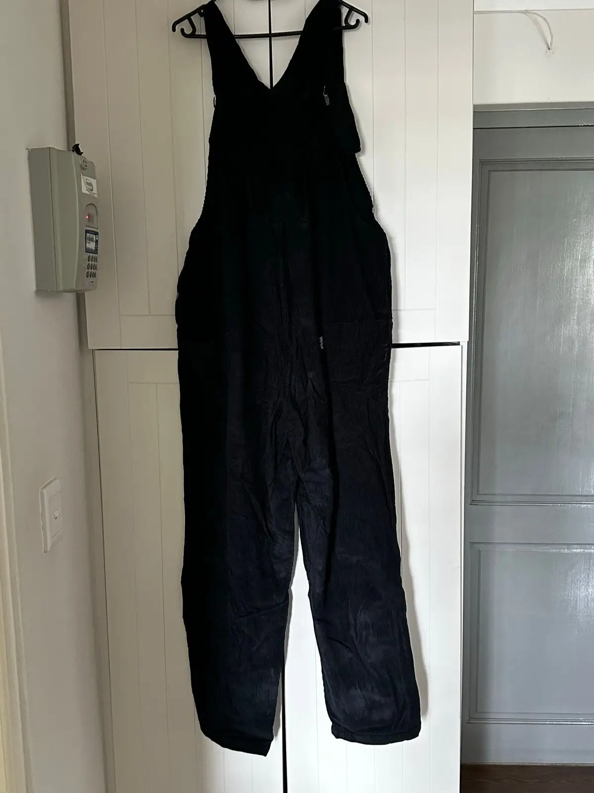 Artclub and friends Black Corduroy Dungaree