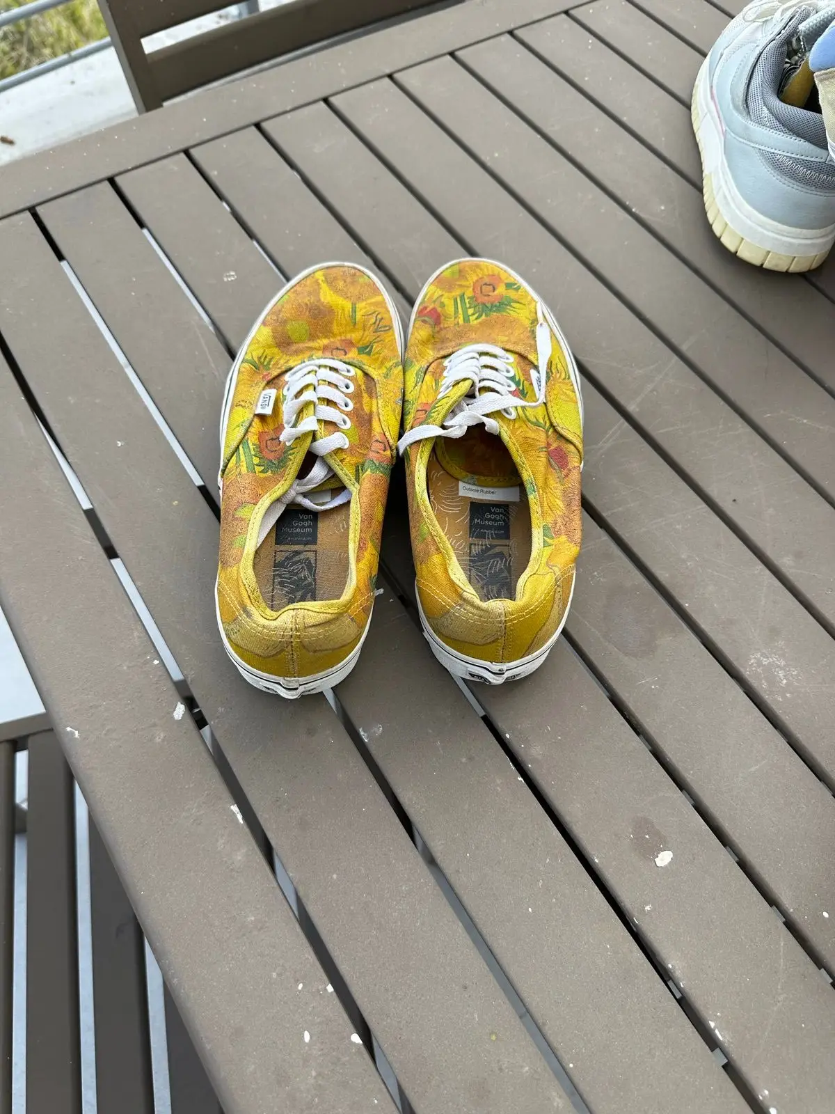 Vans Van Gogh Sunflower Shoes Size 8