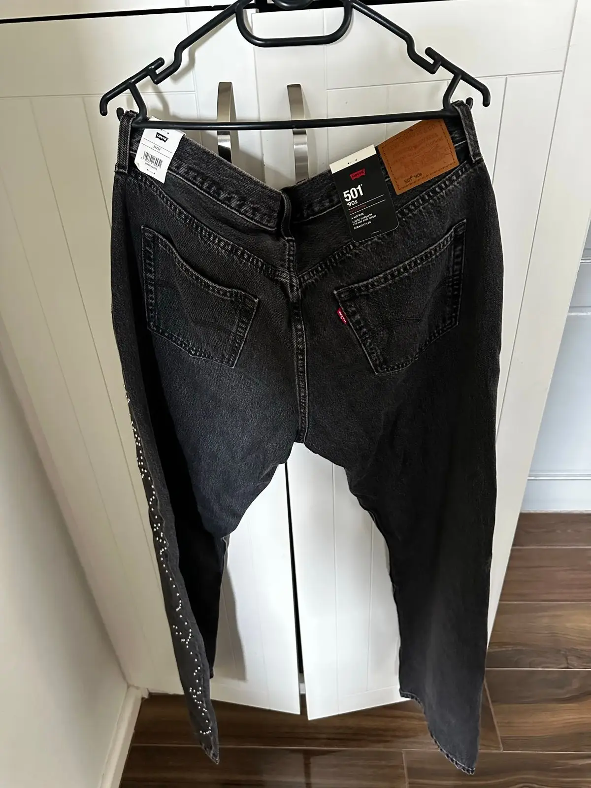 Levi's Studded Black Denim Jeans