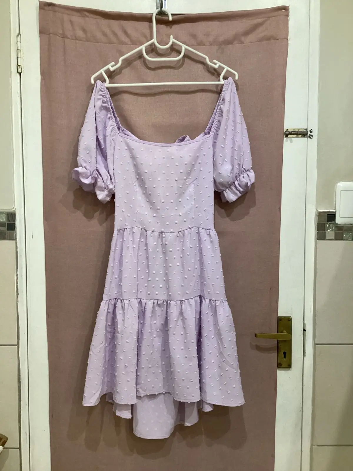 Shein Purple Tiered Dress