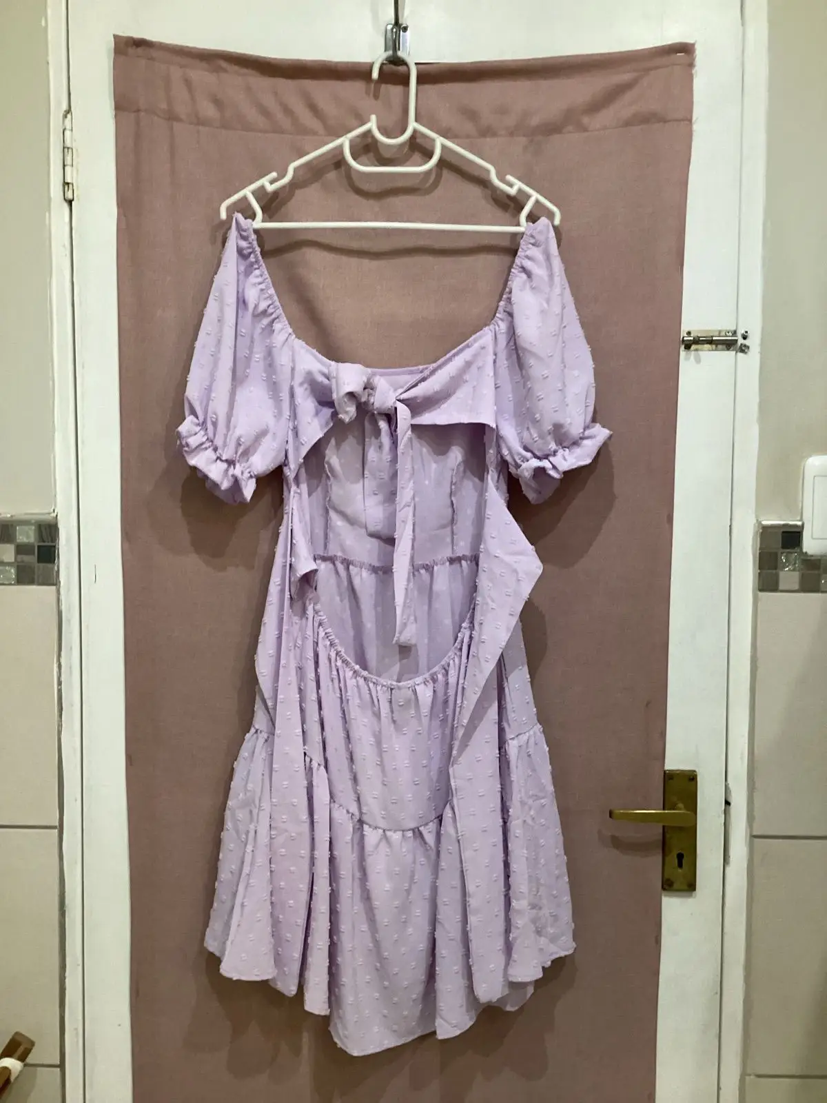 Shein Purple Tiered Dress