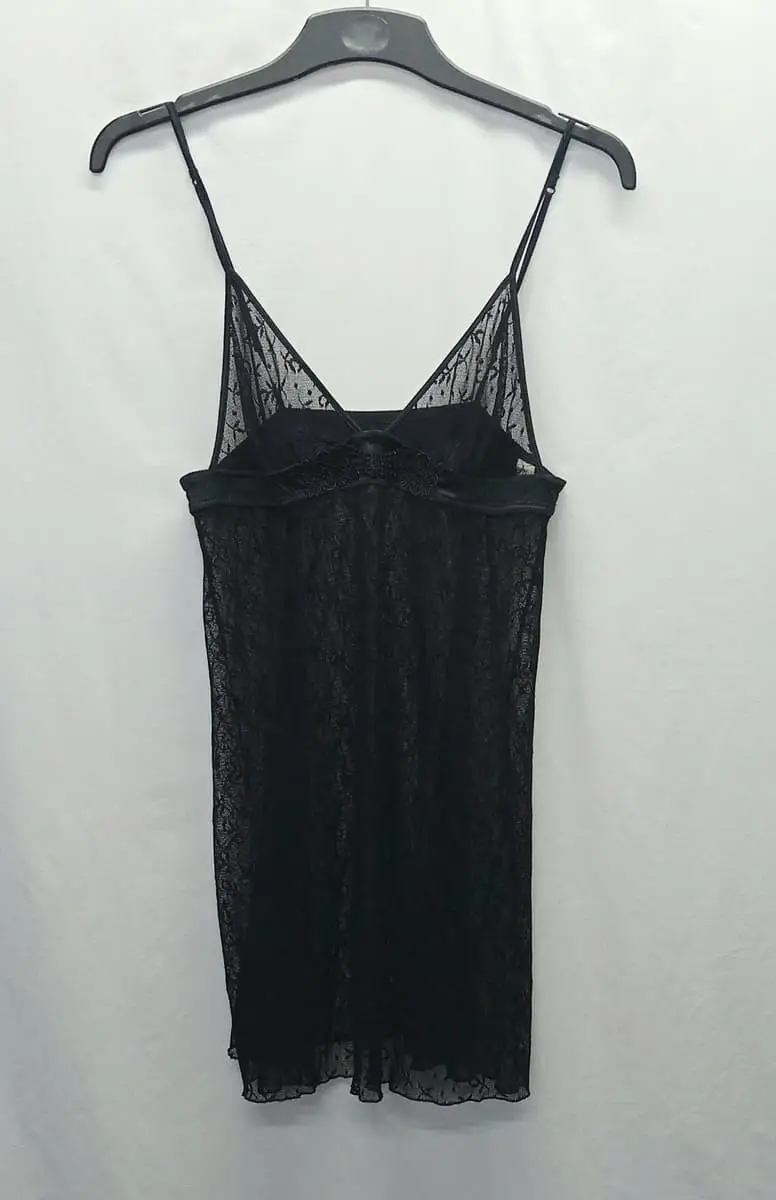 Jolidon Women's sheer lace babydoll slip