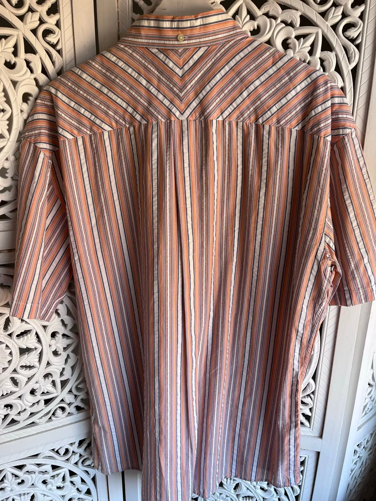 Tommy Hilfiger Striped Short Sleeve Shirt XL