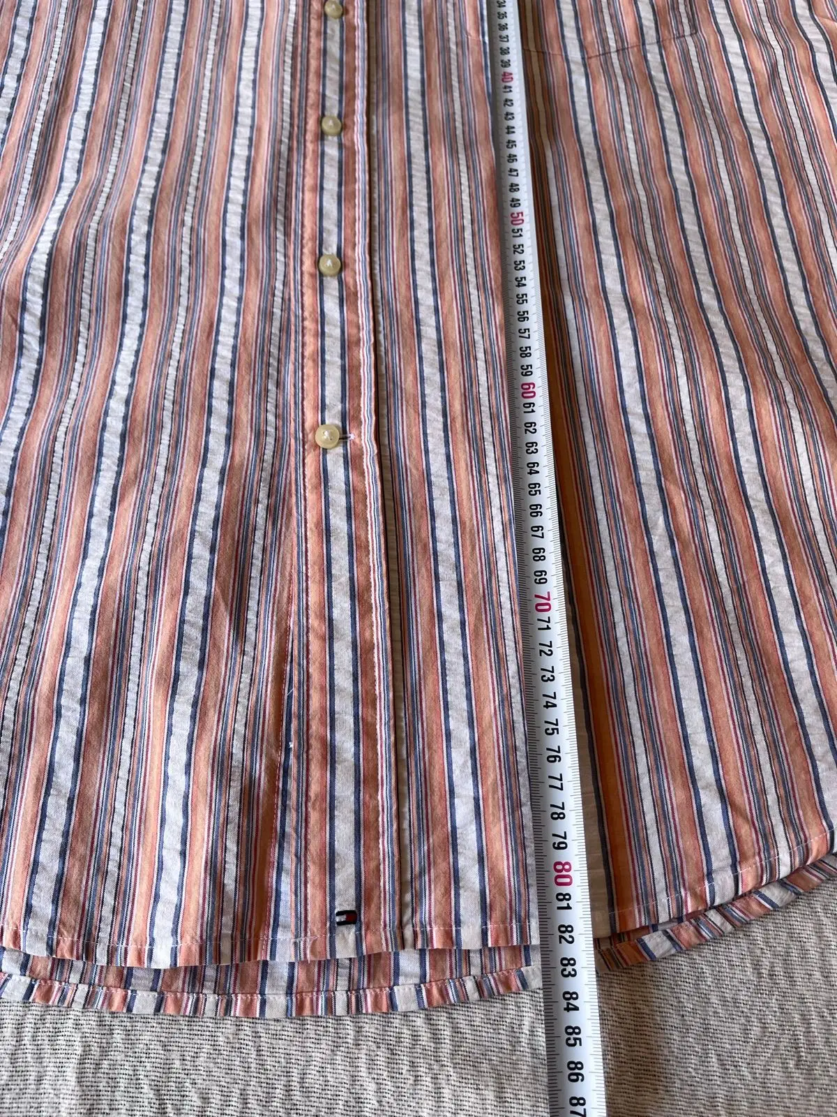 Tommy Hilfiger Striped Short Sleeve Shirt XL