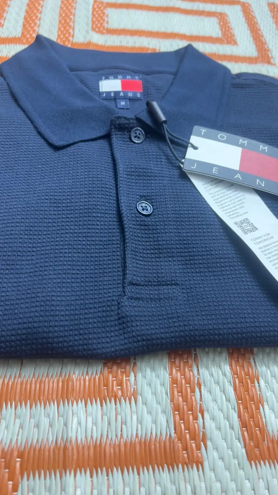Tommy Hilfiger Navy Blue Polo Shirt