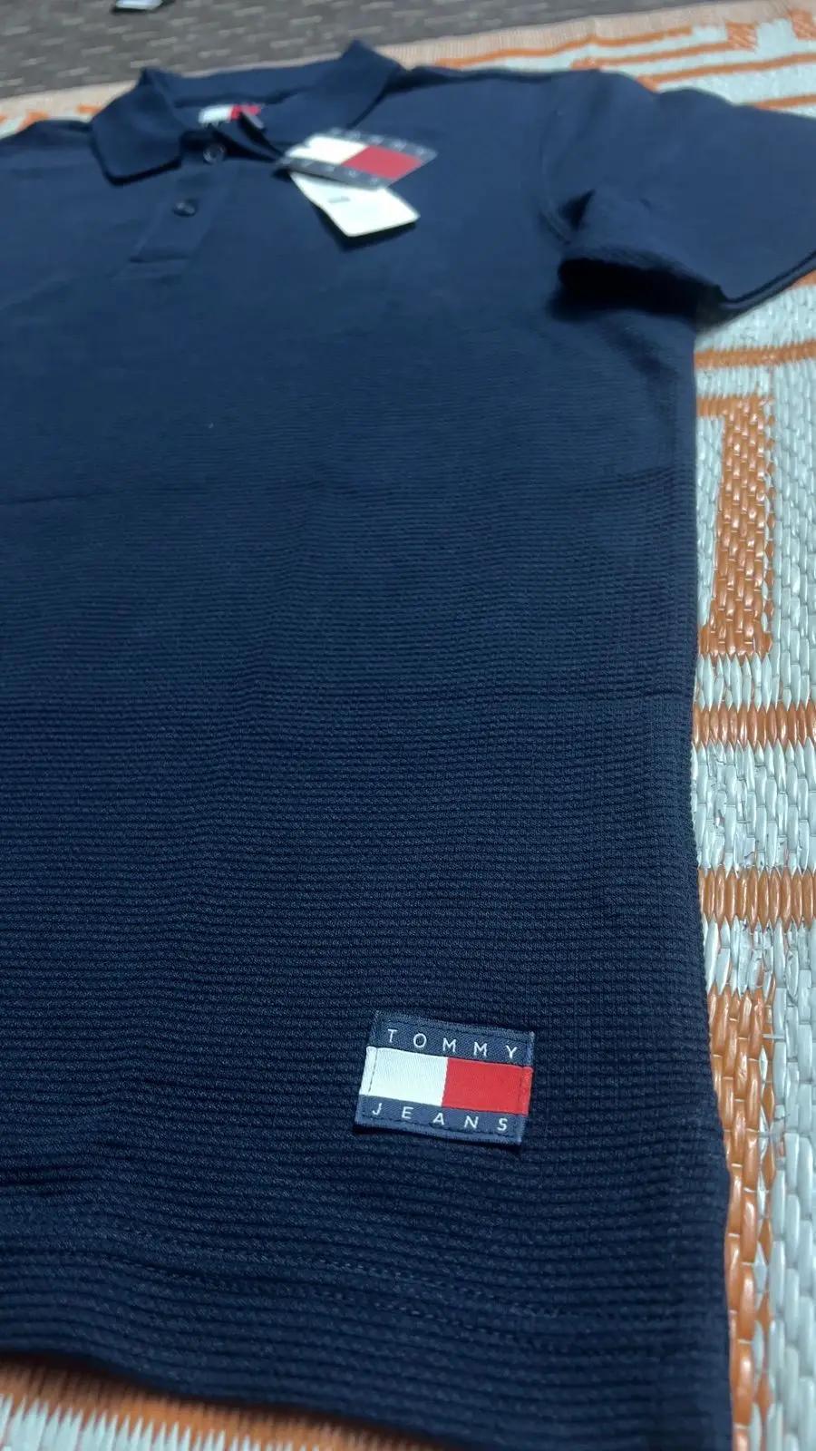 Tommy Hilfiger Navy Blue Polo Shirt