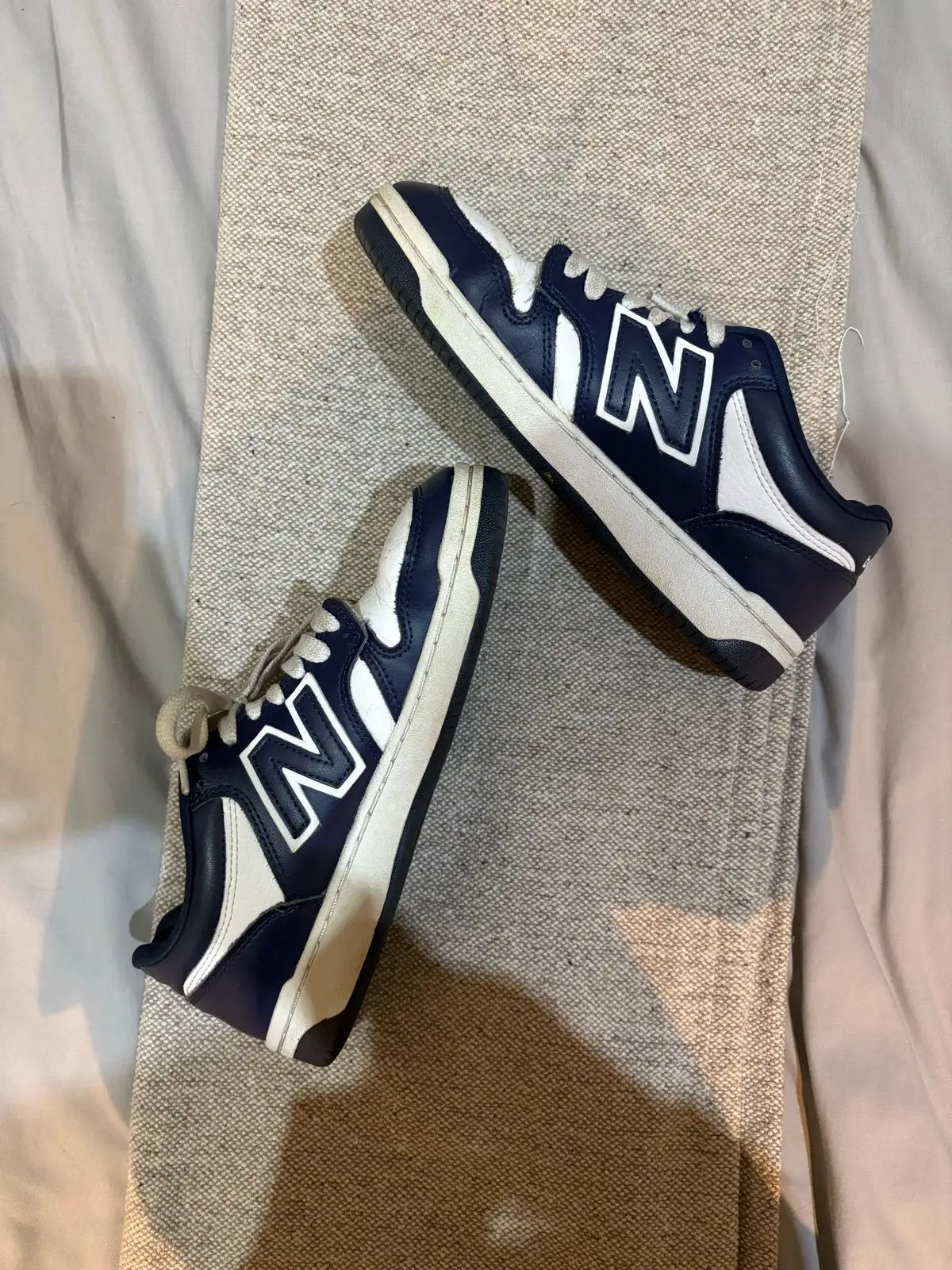 New Balance 480 Navy and White Sneakers Size 5