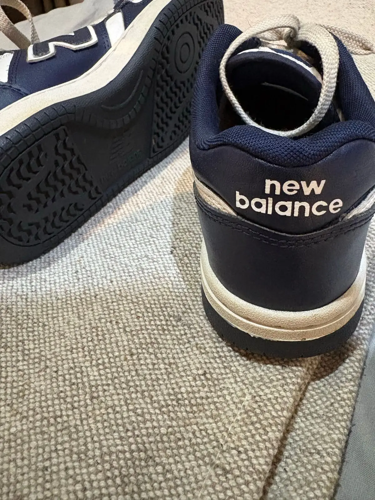 New Balance 480 Navy and White Sneakers Size 5