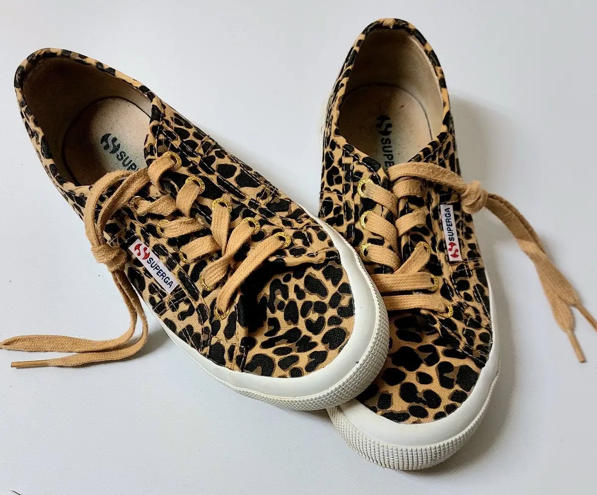 Superga Leopard Print Sneakers