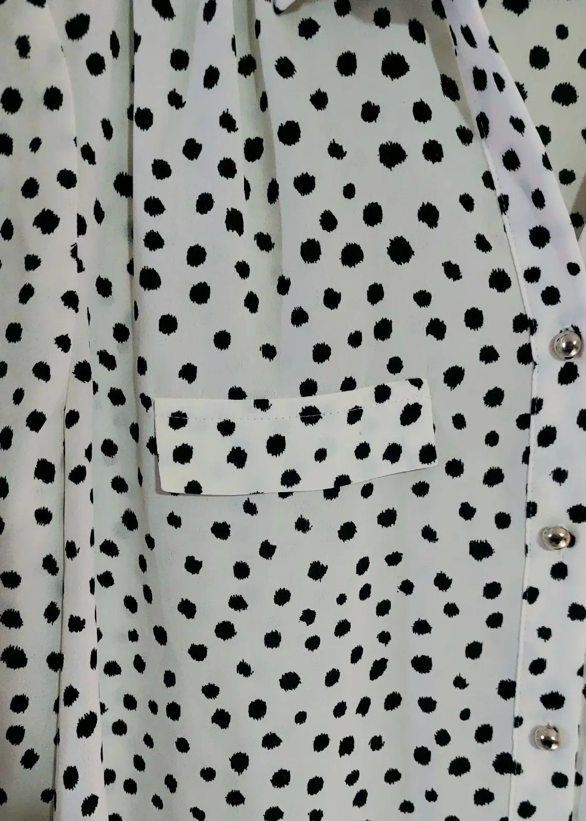 Woolworths Polka Dot Long Sleeve Blouse Size 12