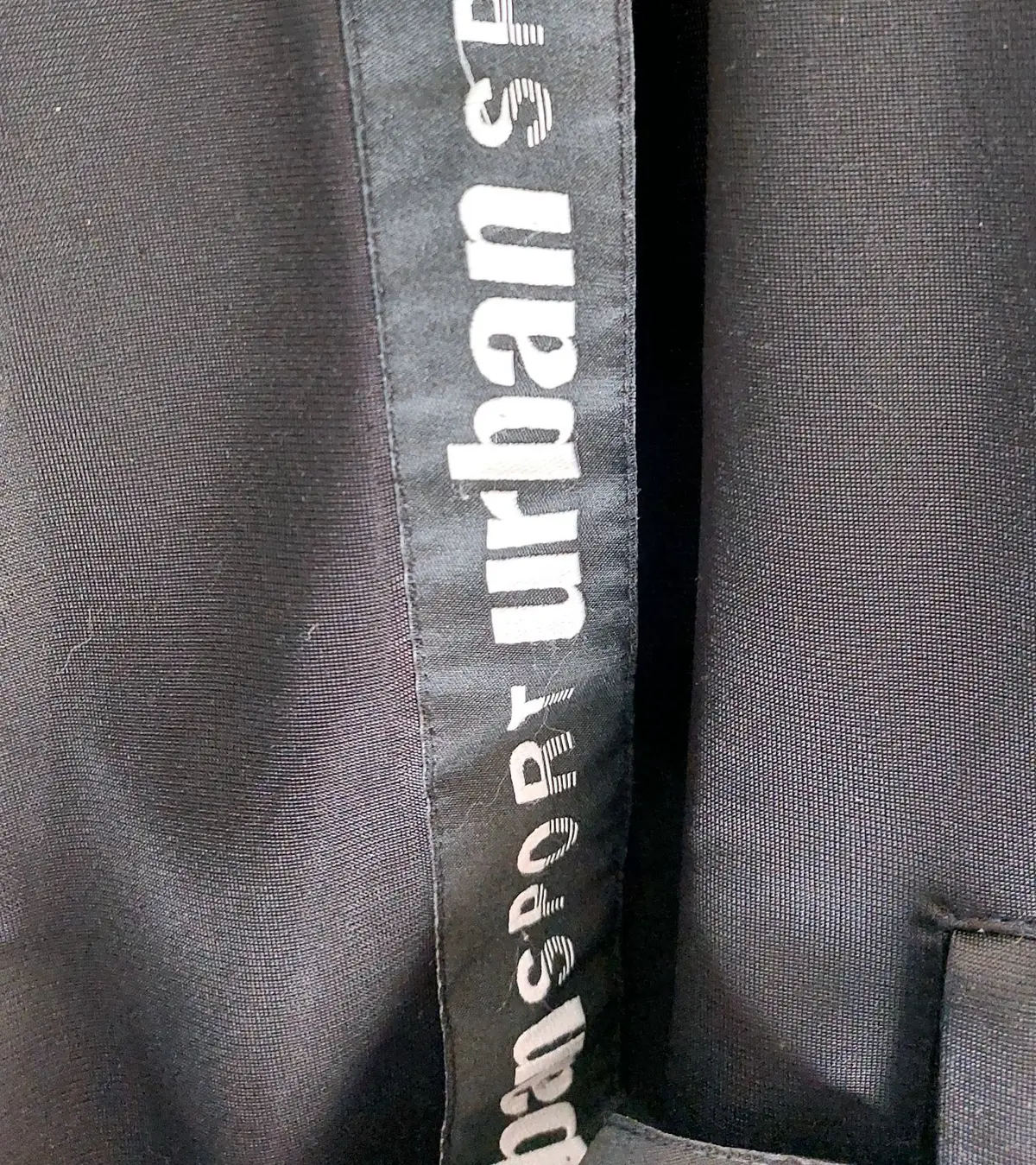 Urban Sport Black Zip-Up Track Jacket