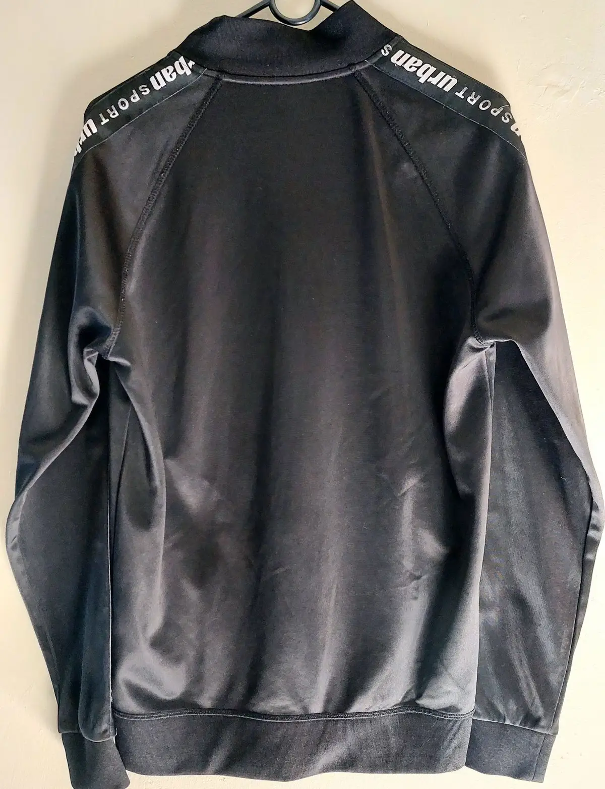 Urban Sport Black Zip-Up Track Jacket