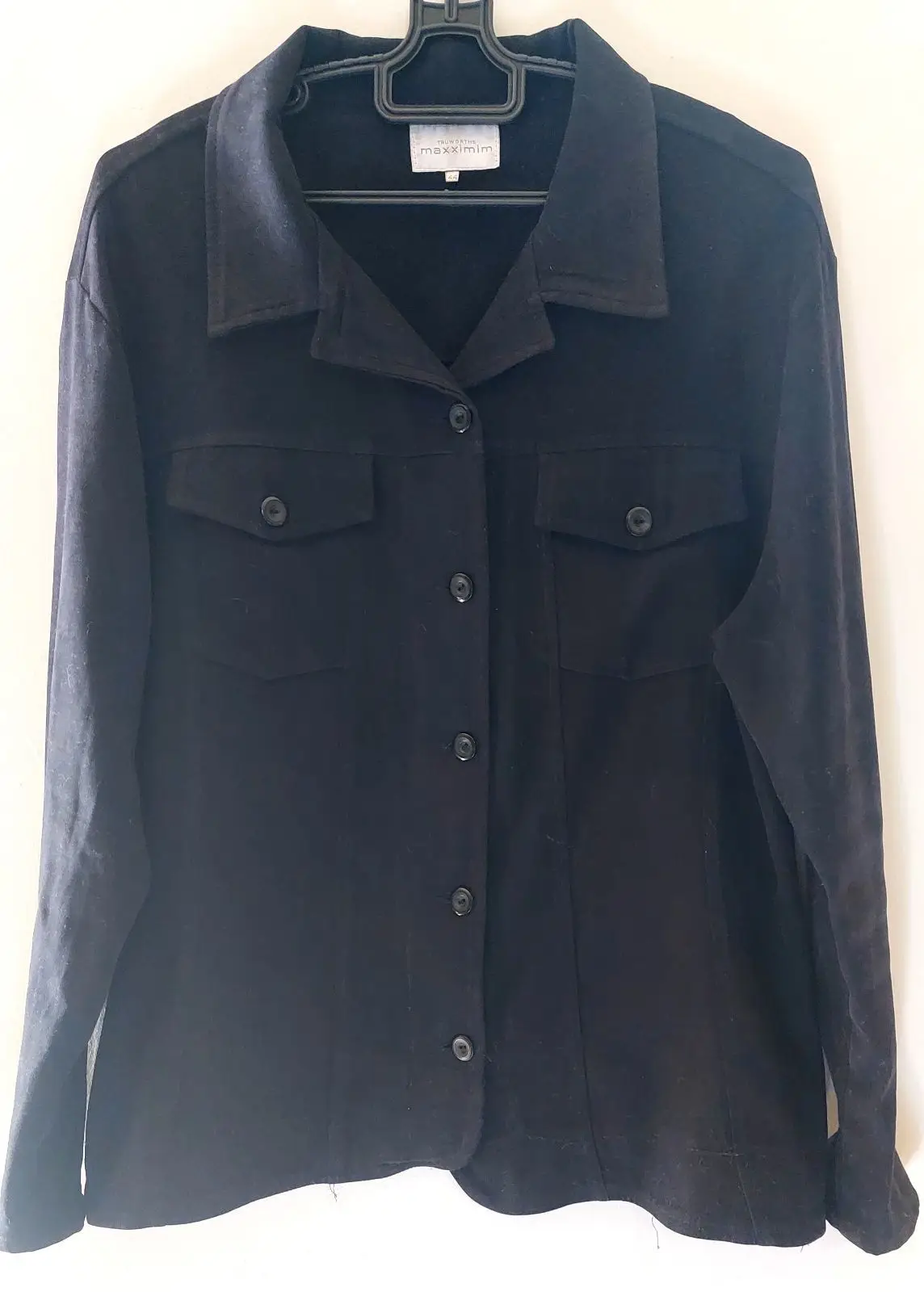 Truworths Black Button-Up Shirt