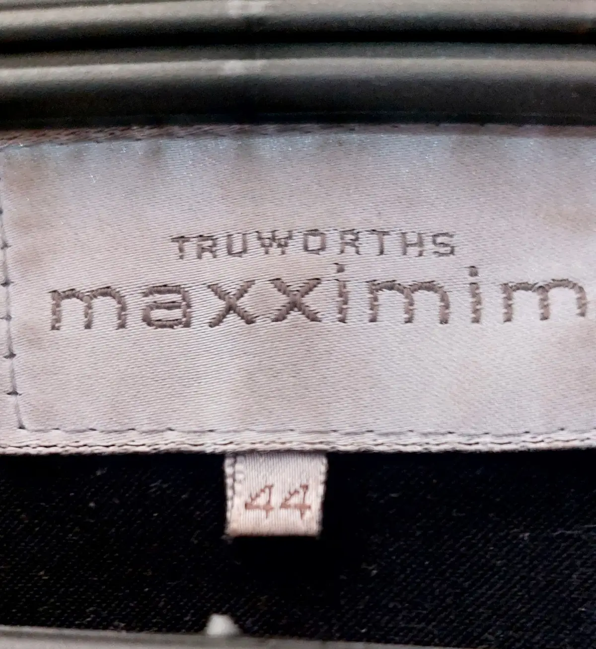 Truworths Black Button-Up Shirt