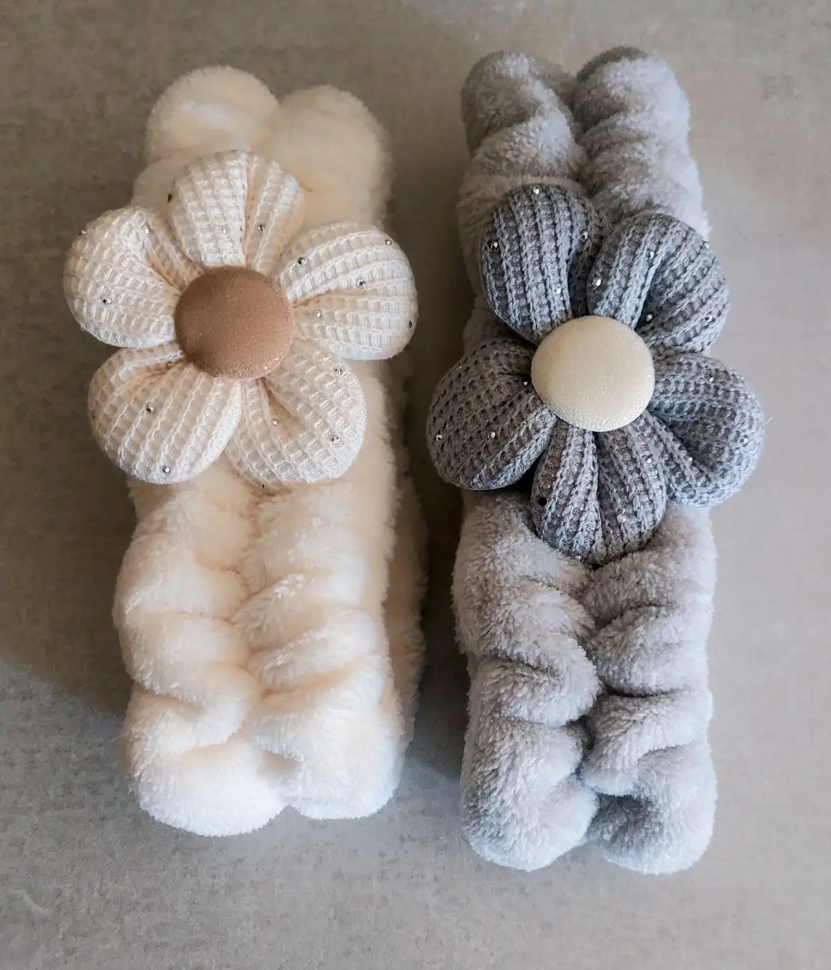 Cream Flower Headband