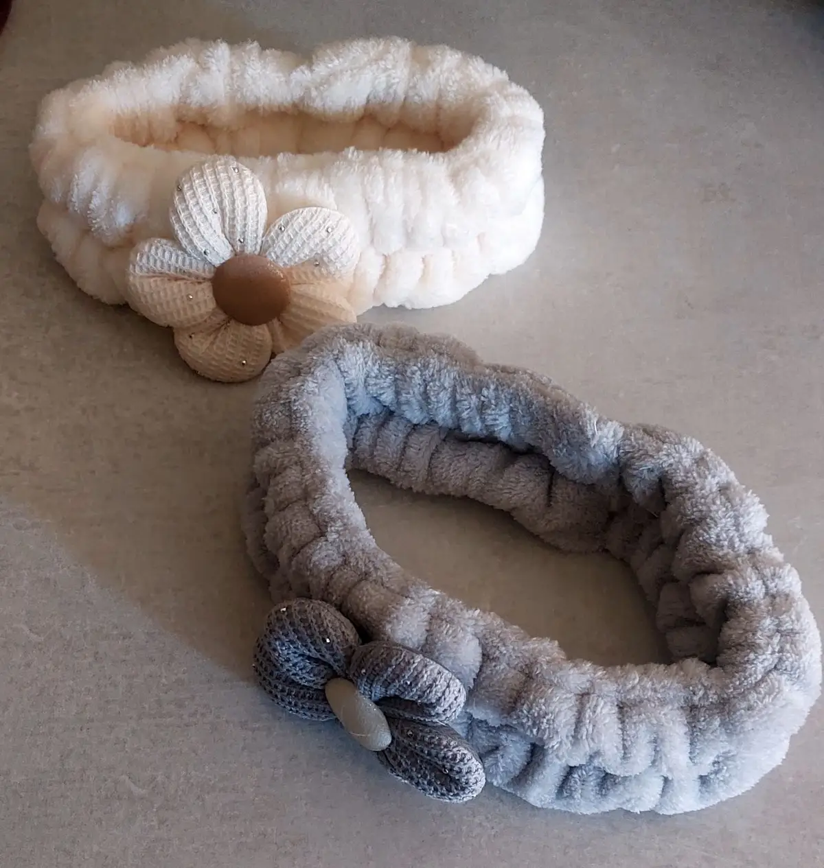 Cream Flower Headband
