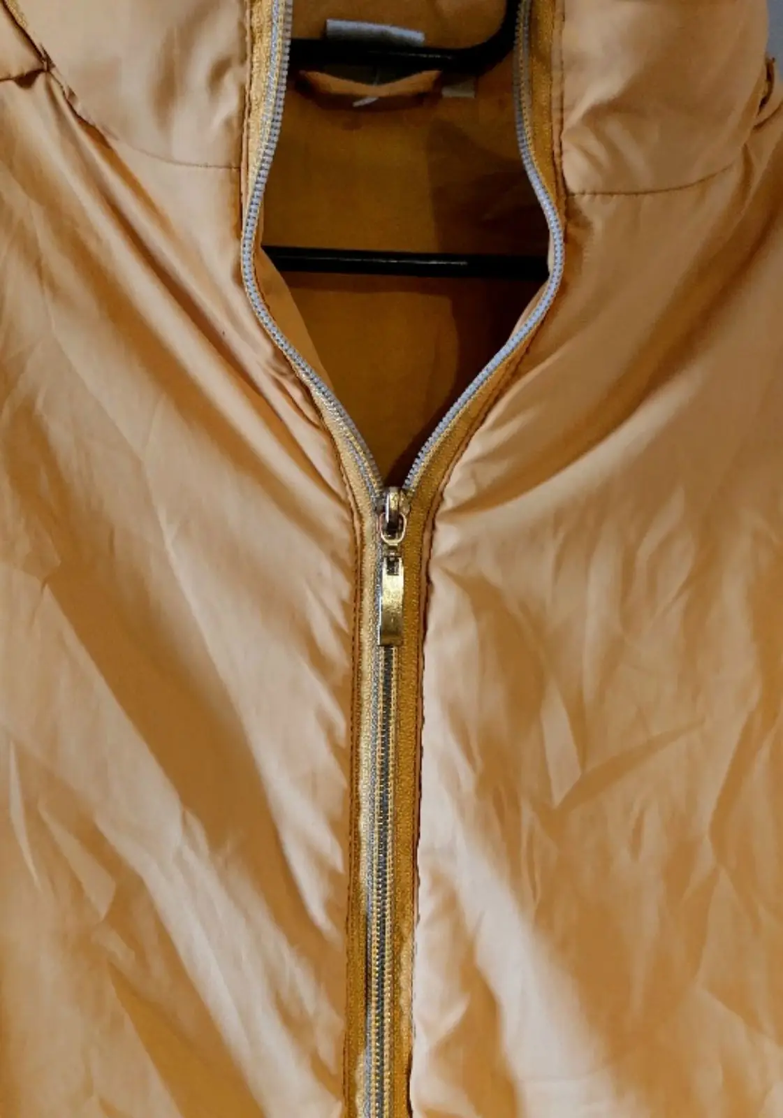 Legit Yellow Zip-Up Puffer Jacket Size 16