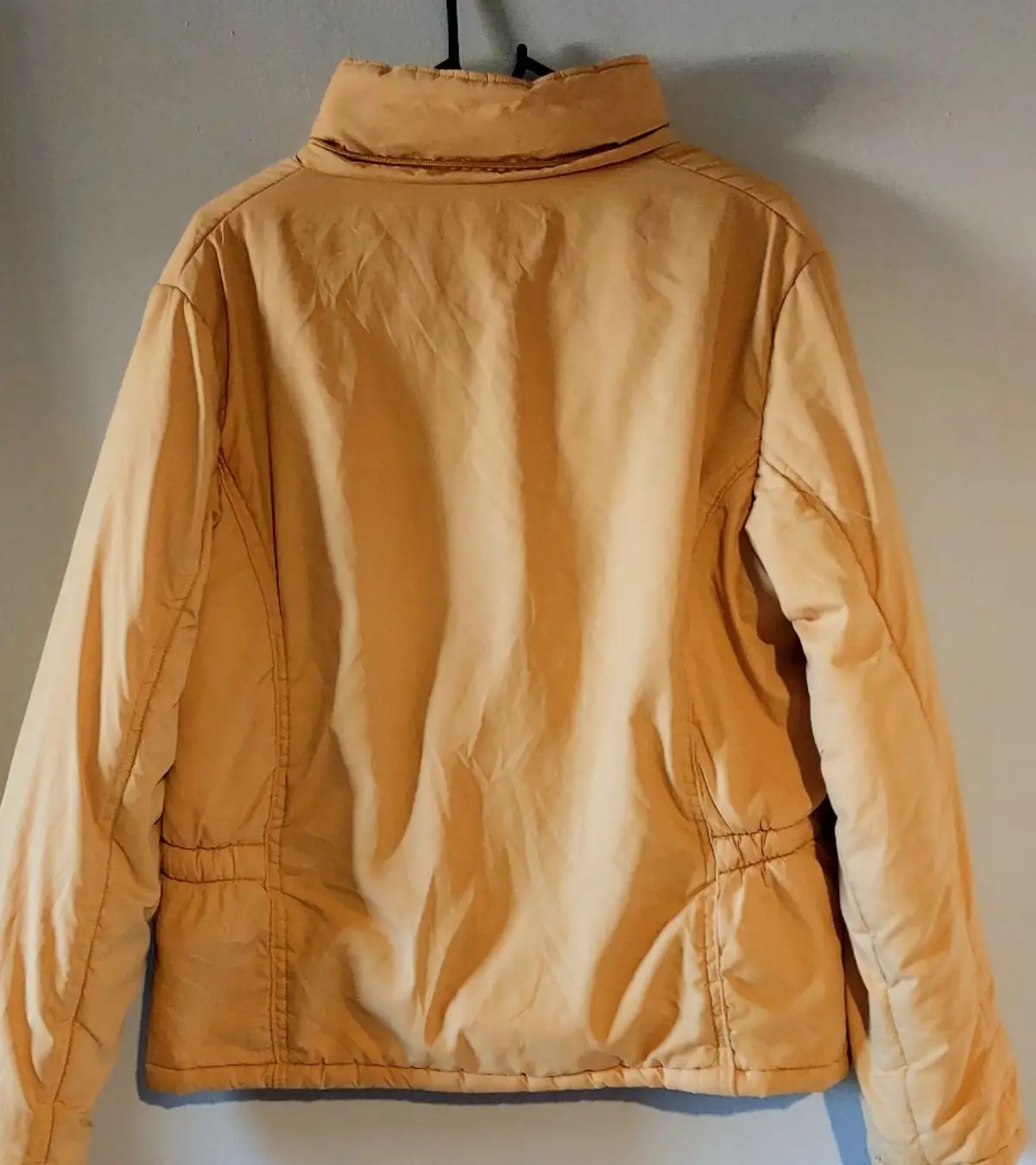 Legit Yellow Zip-Up Puffer Jacket Size 16