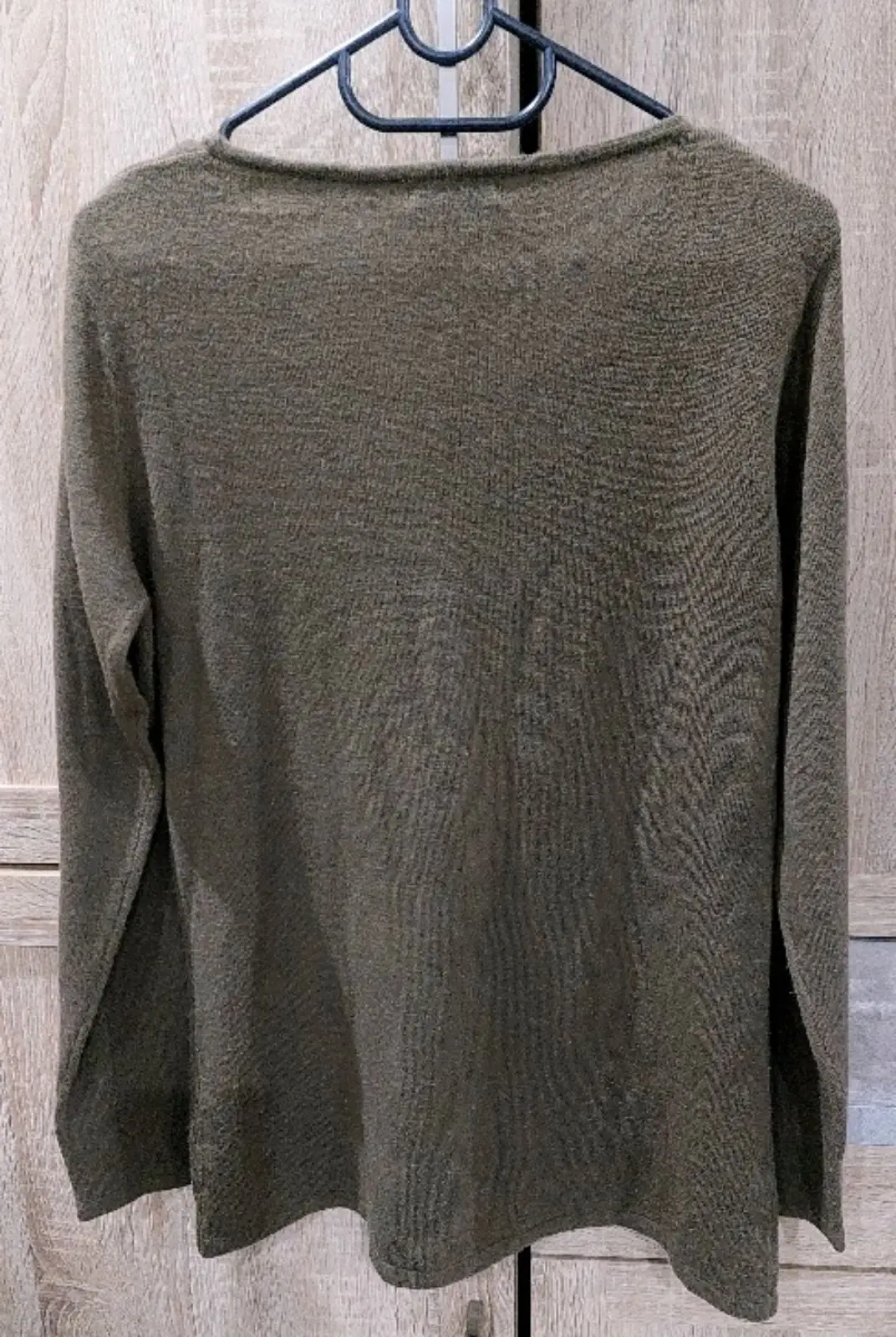 Olive Green Long Sleeve Top