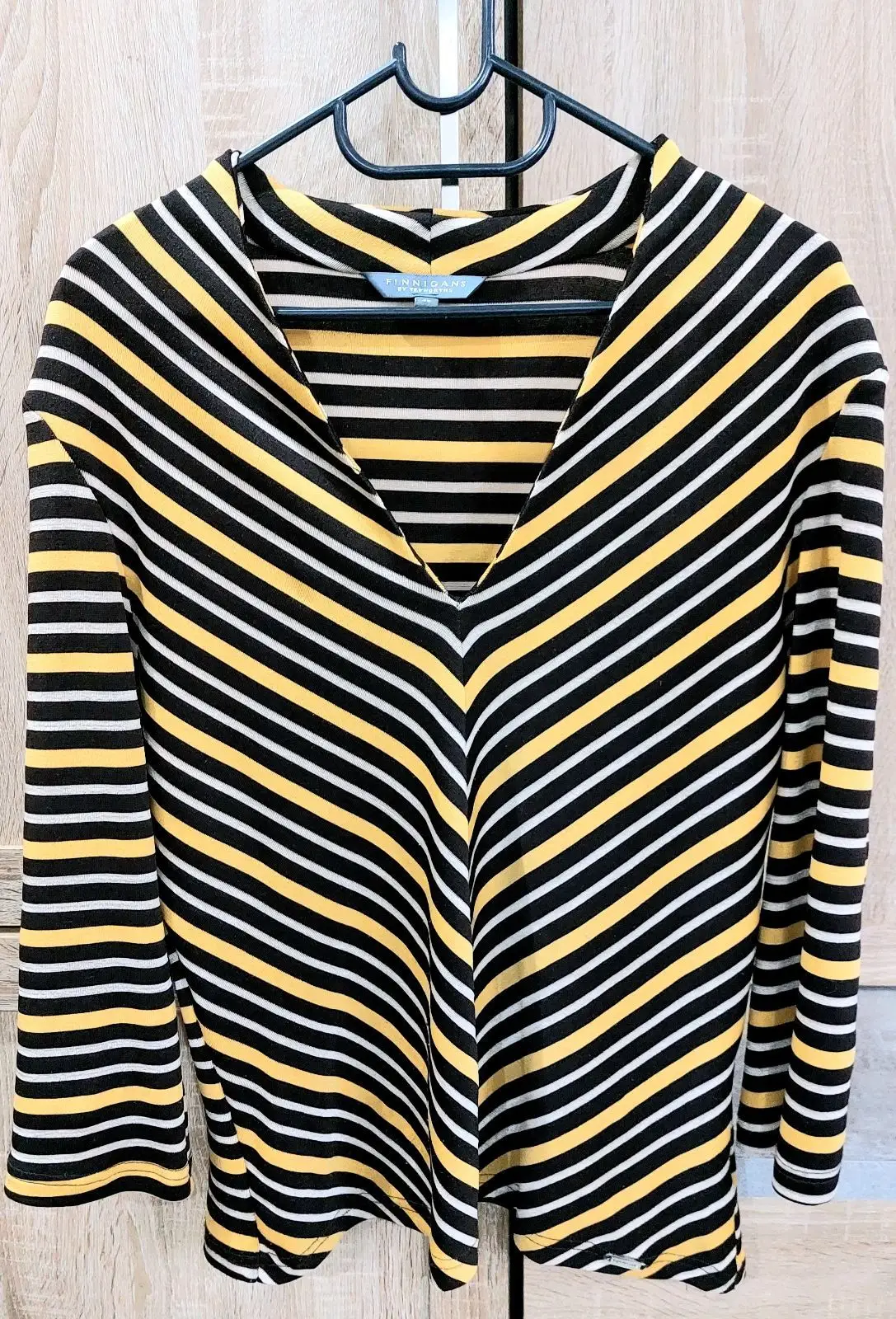 Truworths Striped V-Neck Top