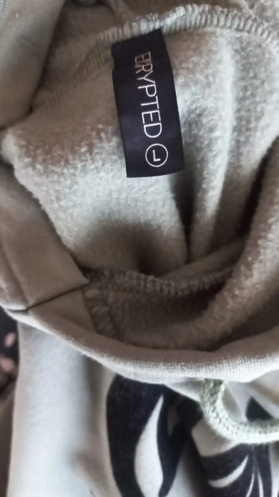 Boohoo Brown Trousers and Green Sage Hoodie Combo